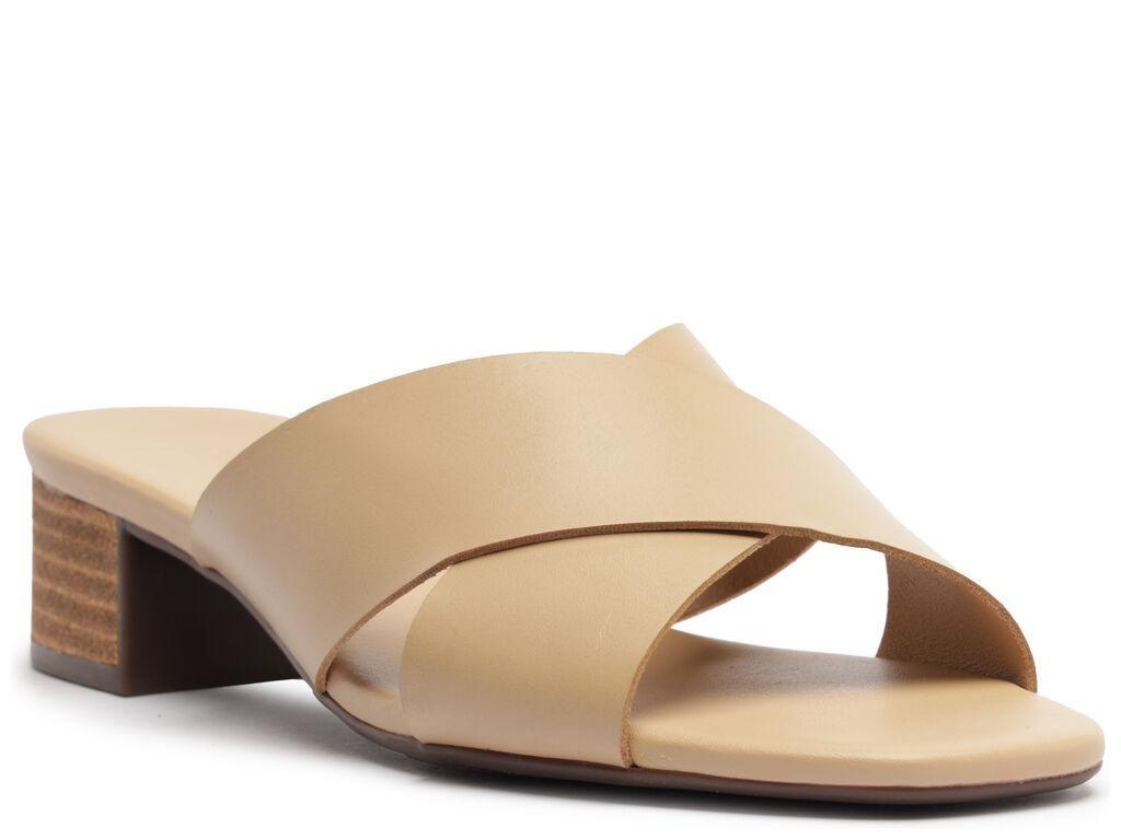Sandalia de cuero mujer Anacapri beige Luna-2