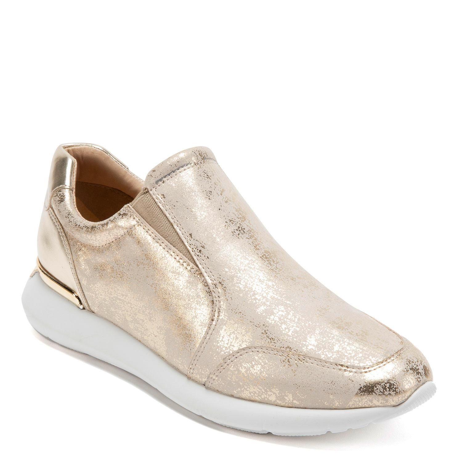 Zapatilla de cuero mujer Gacel dorado Steffy-2