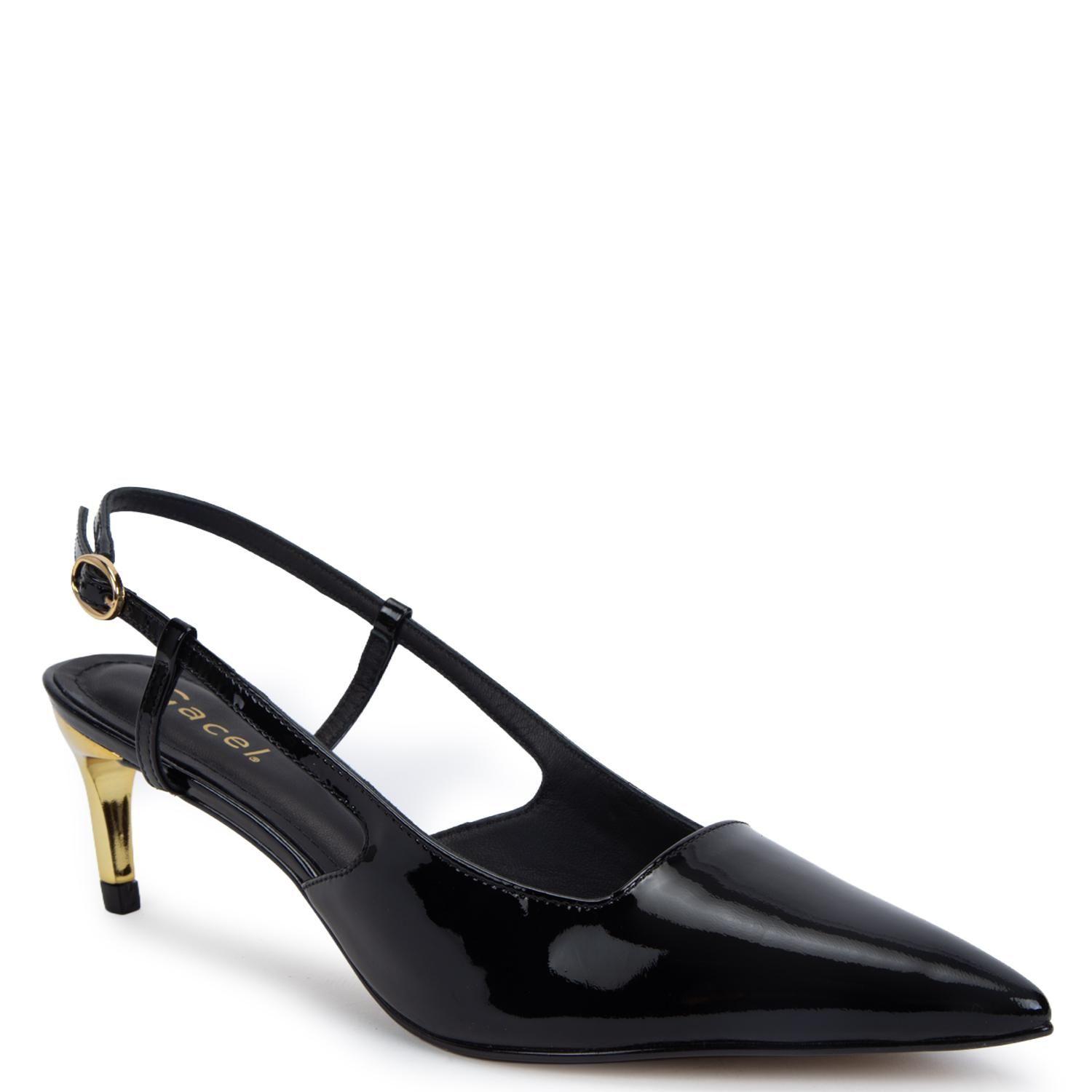 Zapato de cuero mujer Gacel negro Morits 0661330-2
