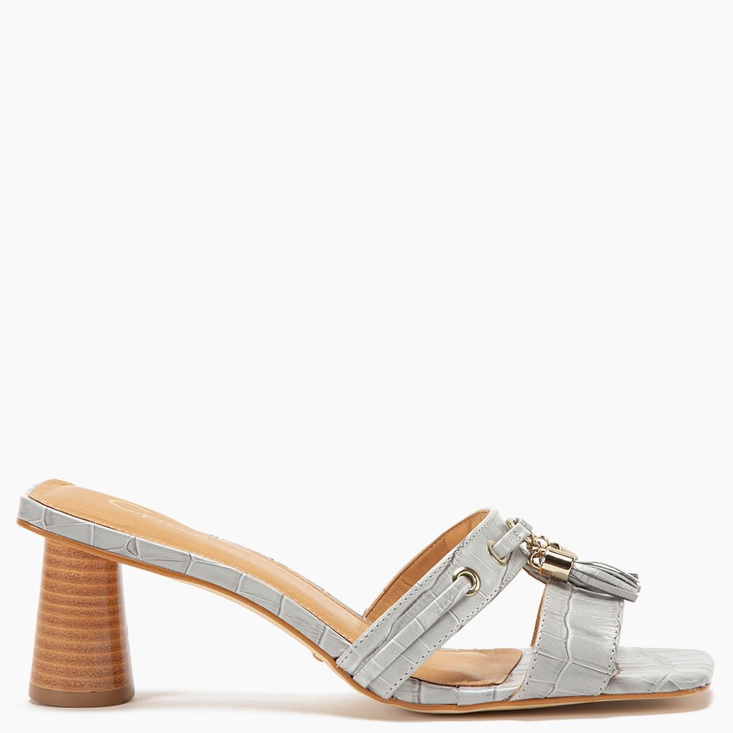 Sandalia de cuero mujer Gacel Celeste Begoña 0658189-0