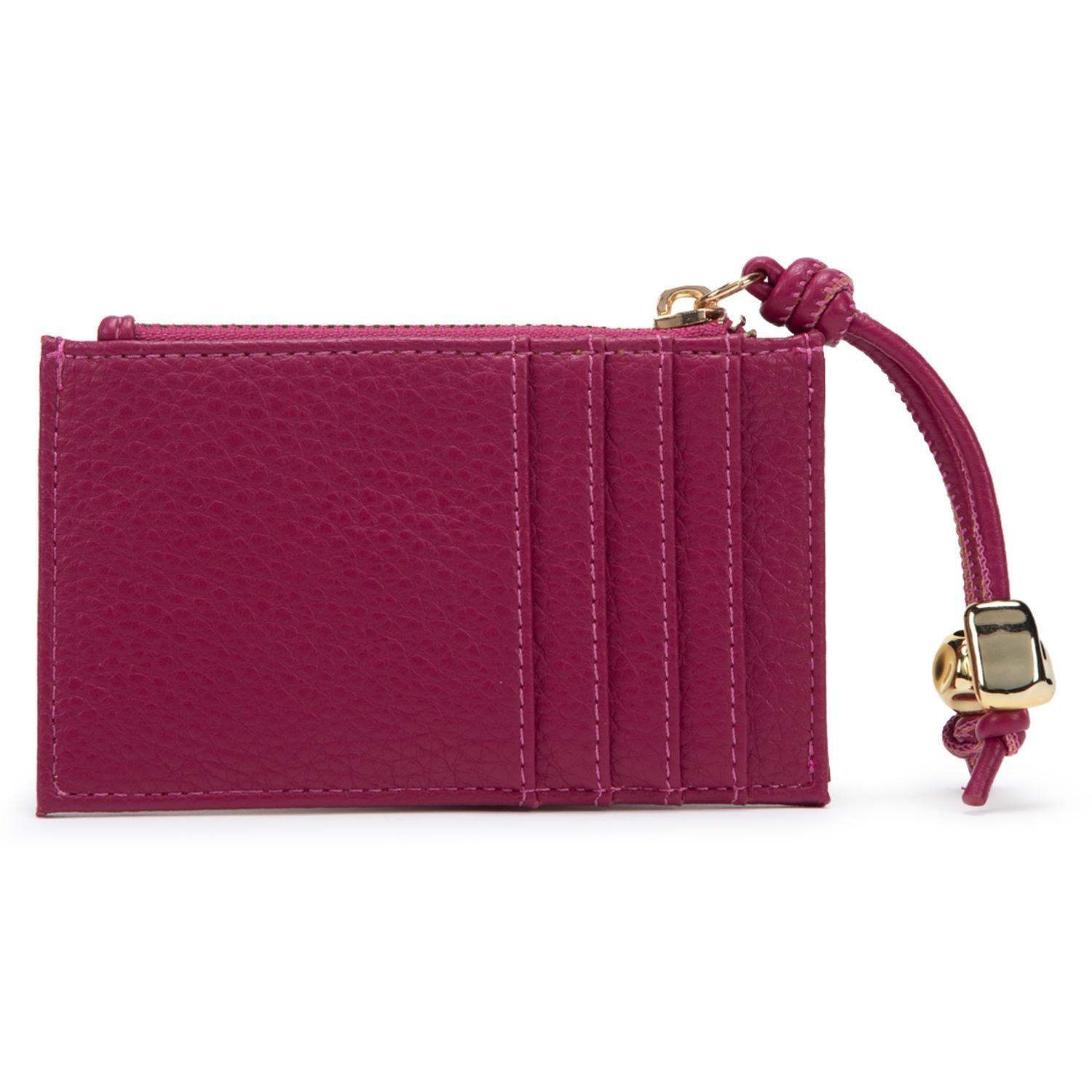 Billetera mujer Gacel fucsia con tarjetero-1