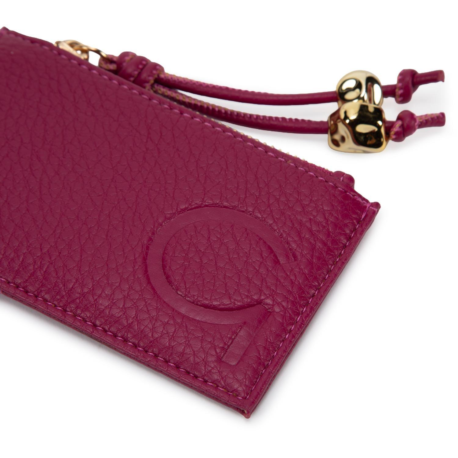 Billetera mujer Gacel fucsia con tarjetero-2