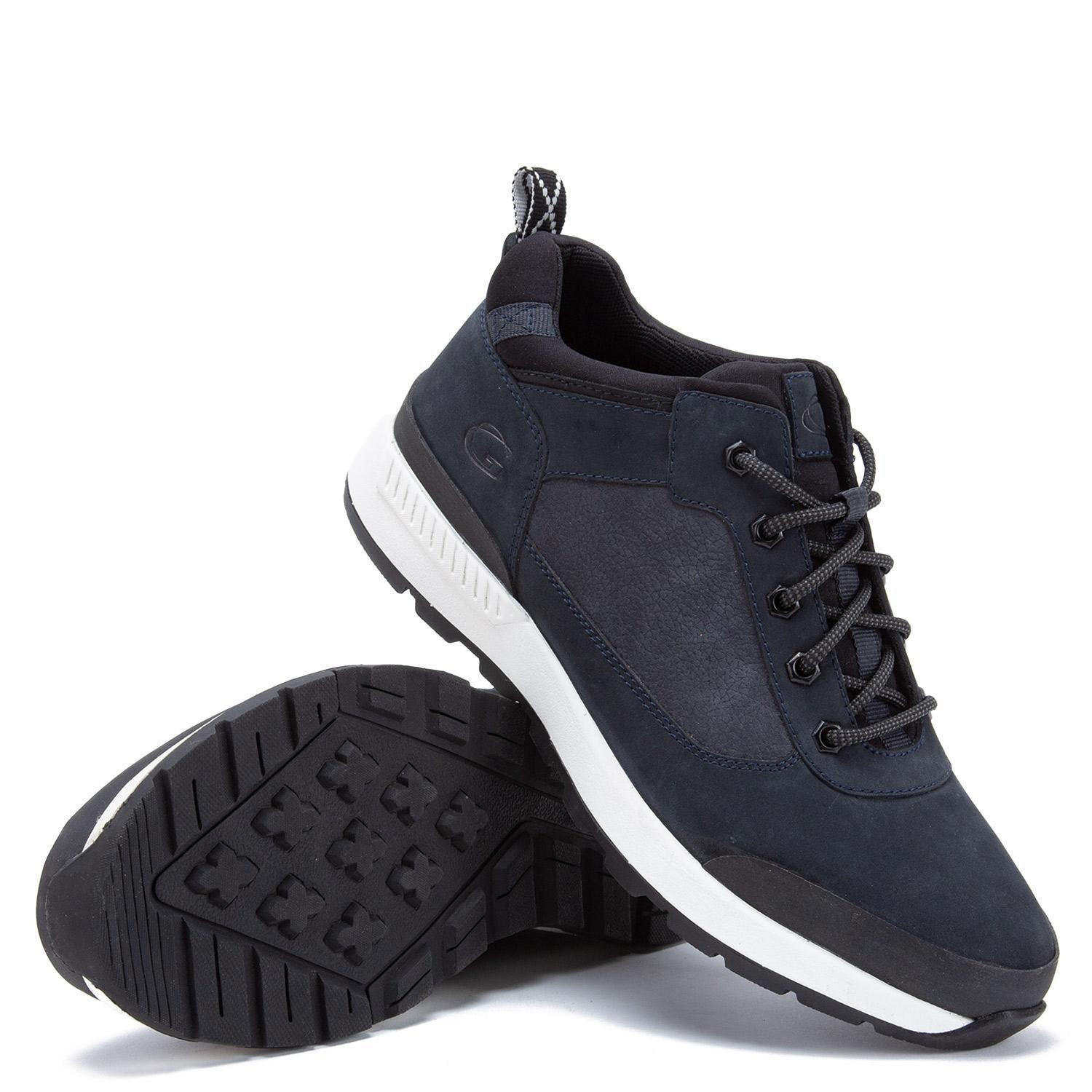 Zapatilla de cuero hombre Guante Marino Maine-3