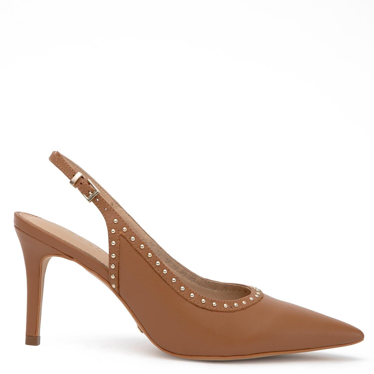 Zapato de cuero mujer Gacel camel Monica 0660918-0