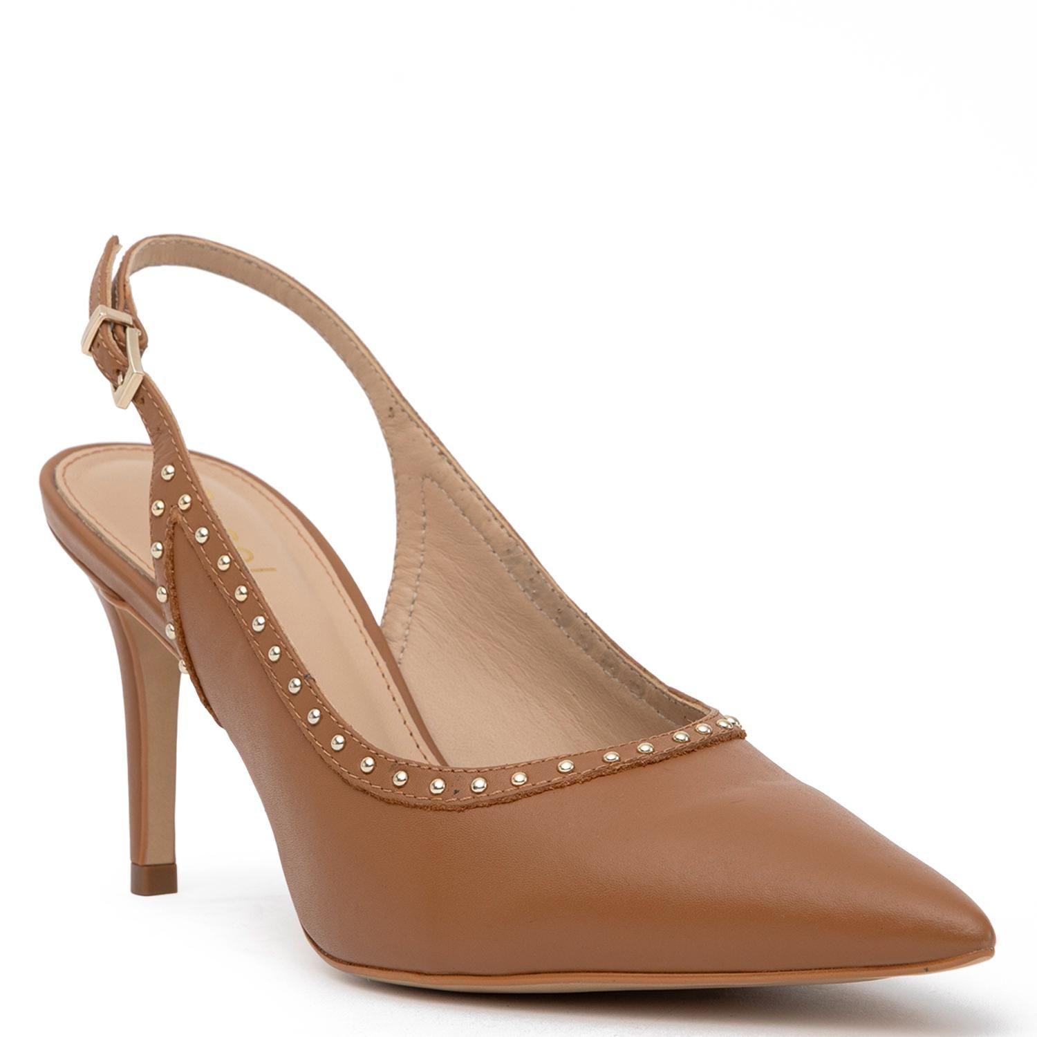 Zapato de cuero mujer Gacel camel Monica 0660918-2