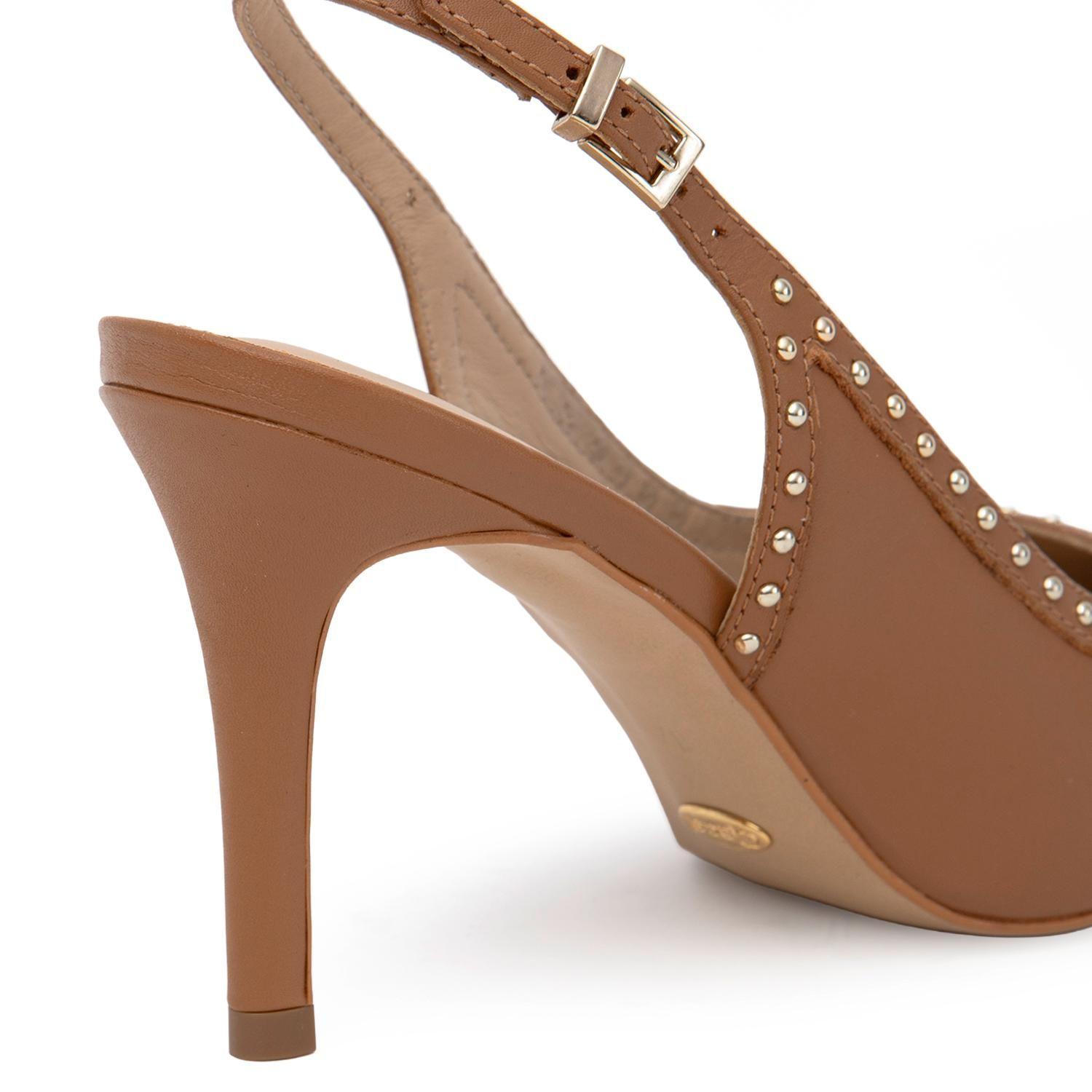 Zapato de cuero mujer Gacel camel Monica 0660918-3