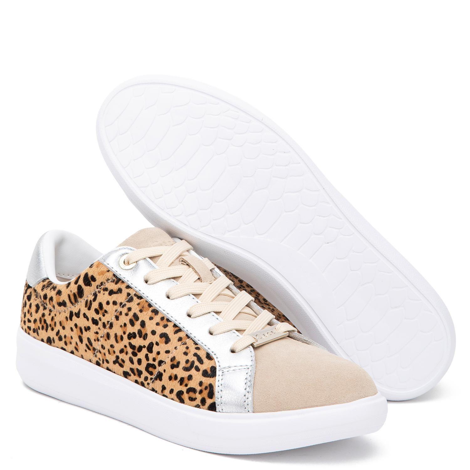 Zapatilla de cuero mujer Gacel leopardo Rosalia-3