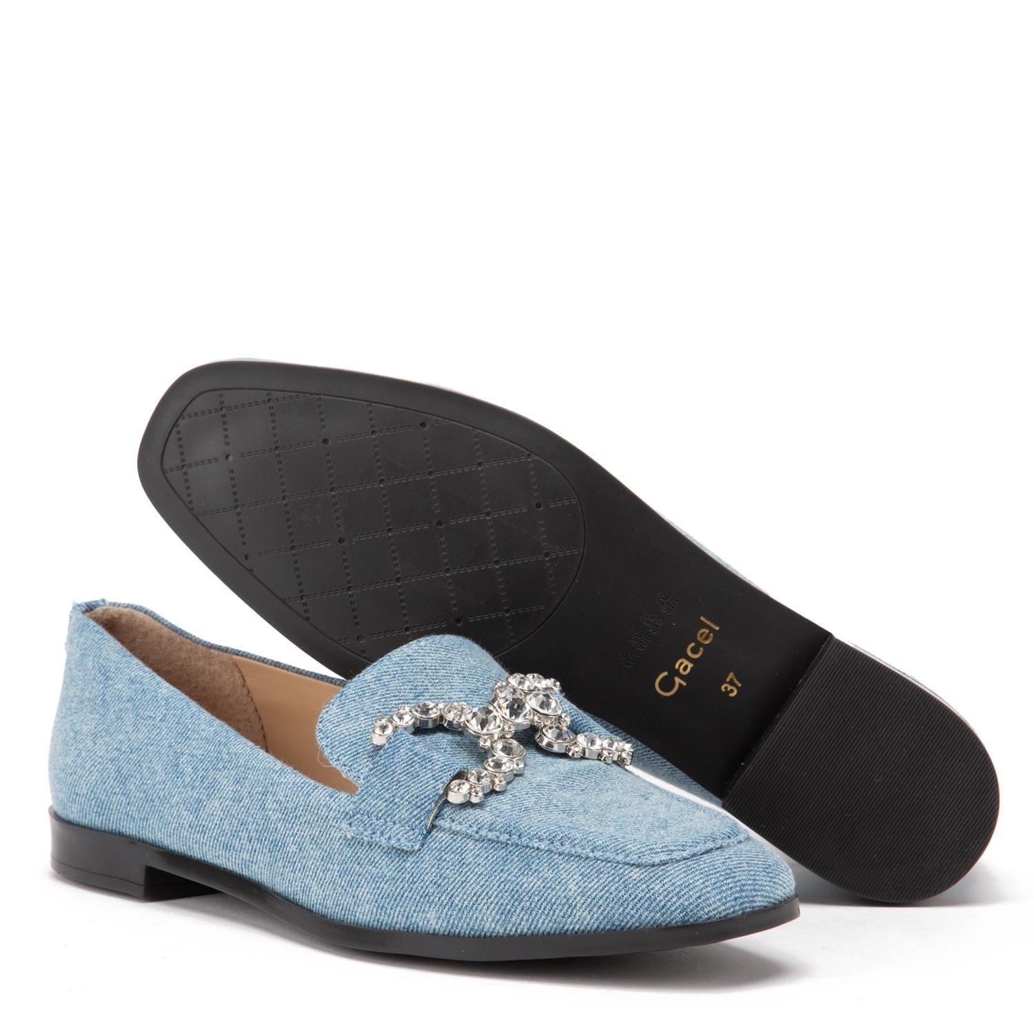 Mocasin mujer Gacel denim Trace 0660639-3