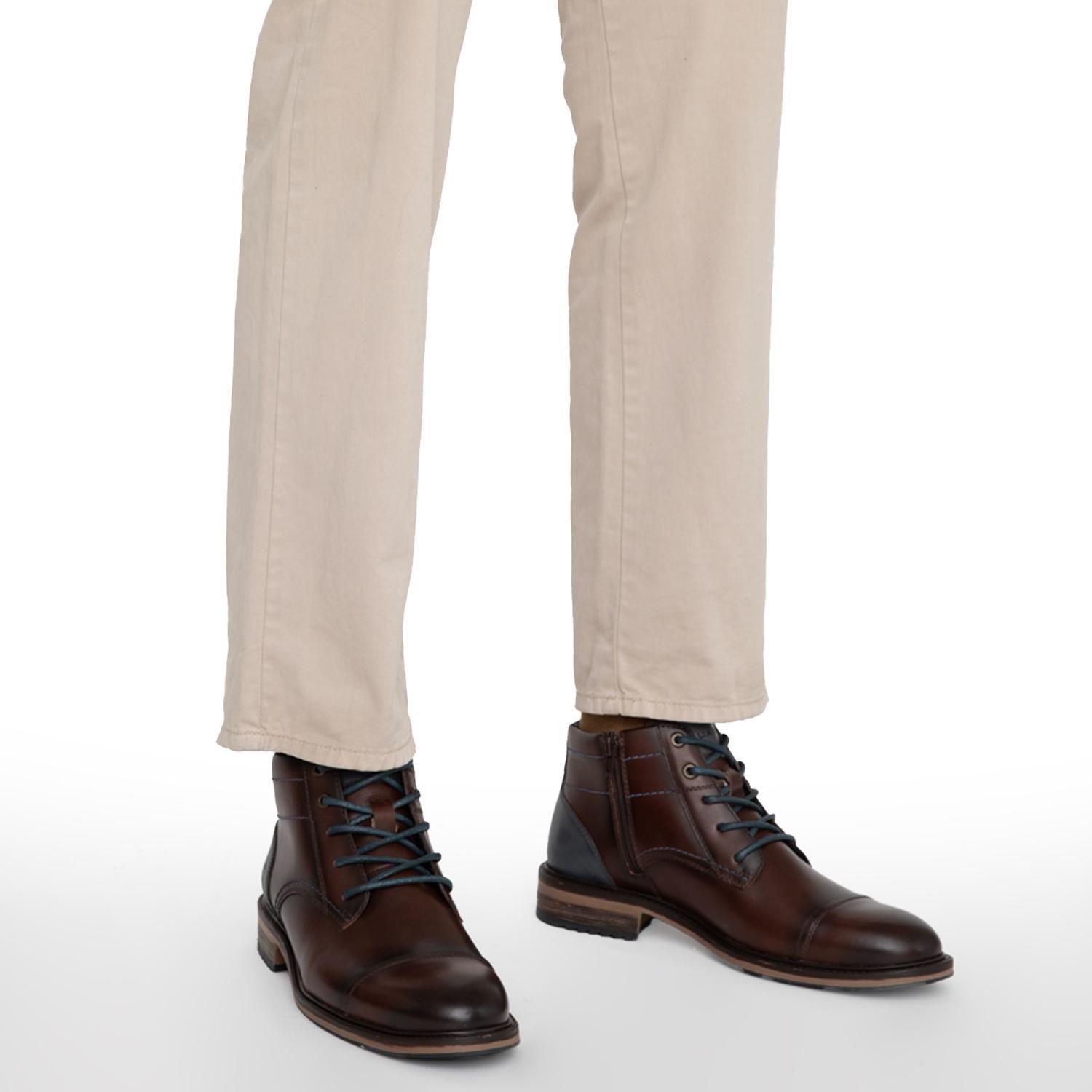Botin de cuero hombre Guante marron Catania 0036118-1