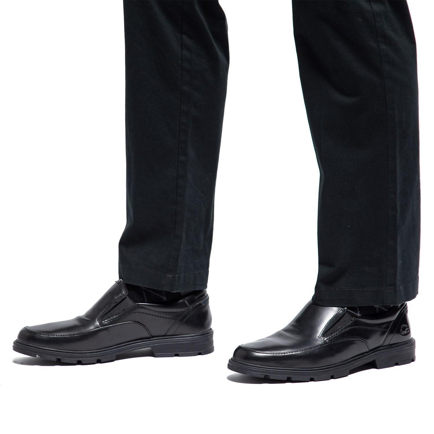Zapato de cuero hombre Guante negro Ginebra-1