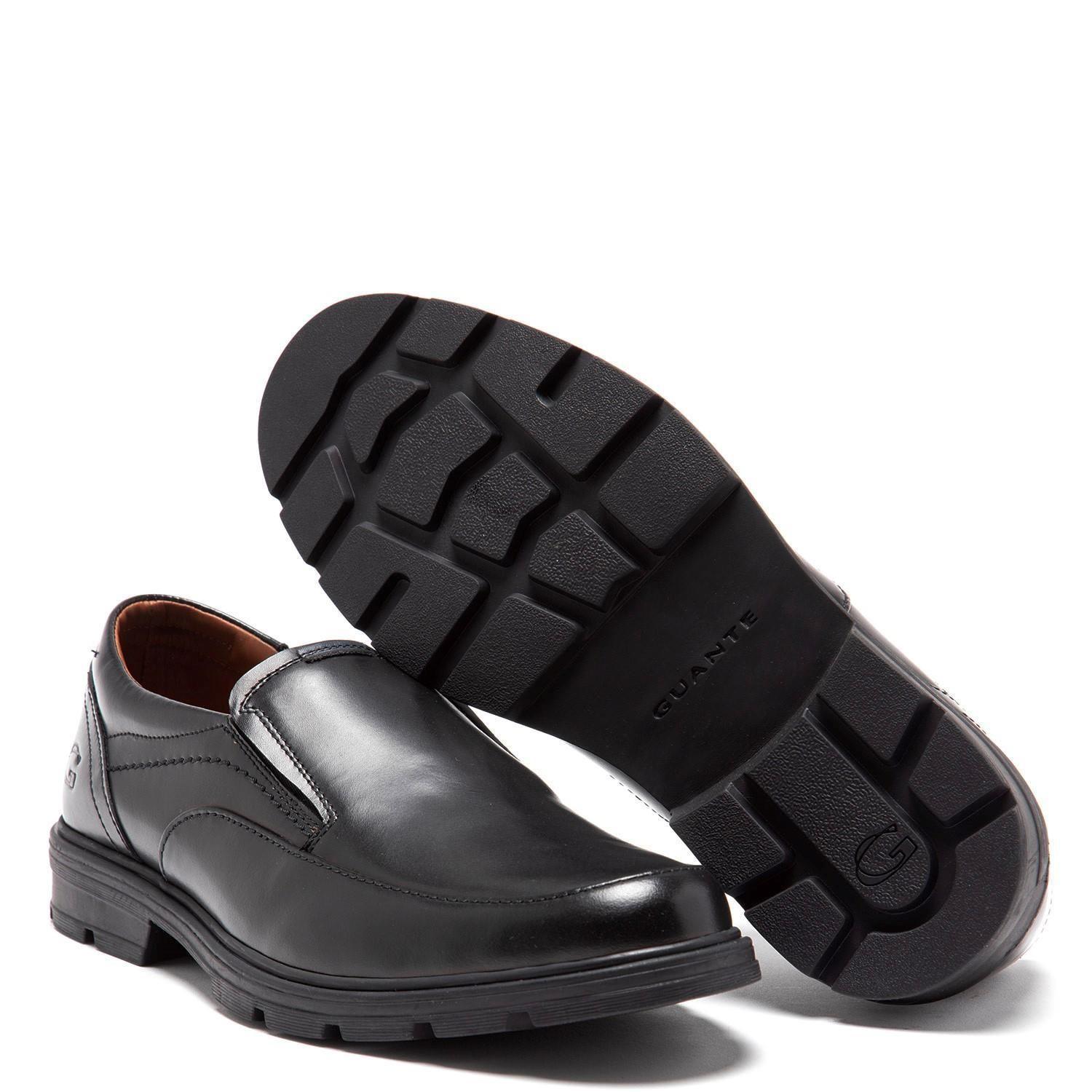 Zapato de cuero hombre Guante negro Ginebra-3
