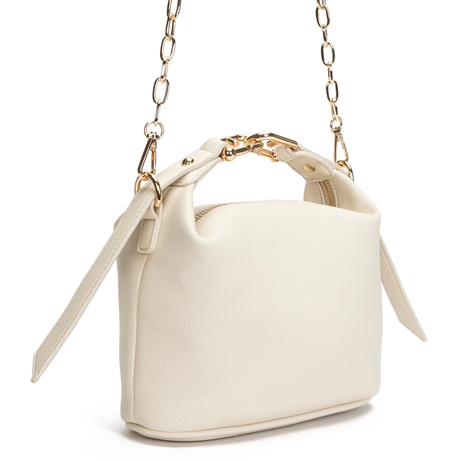 Cartera mujer Gacel off white bandolera pequeña-3