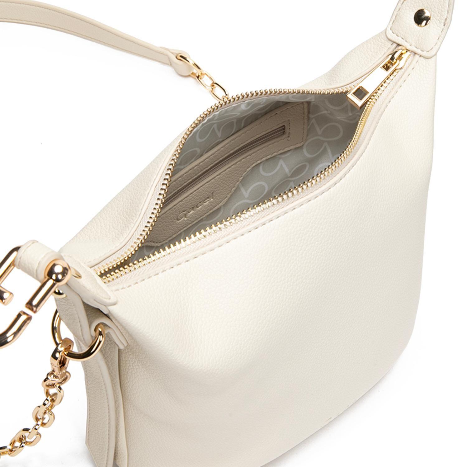 Cartera mujer Gacel off white bandolera pequeña-7