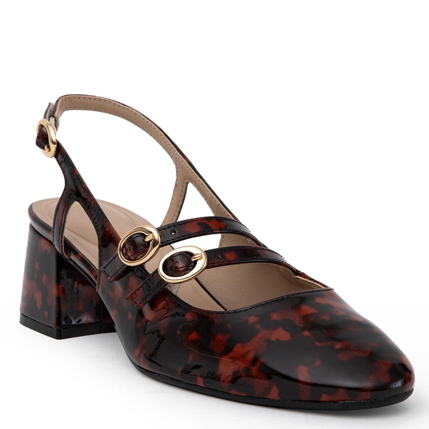 Zapato de cuero mujer Gacel carey Vivienne 0661047-2