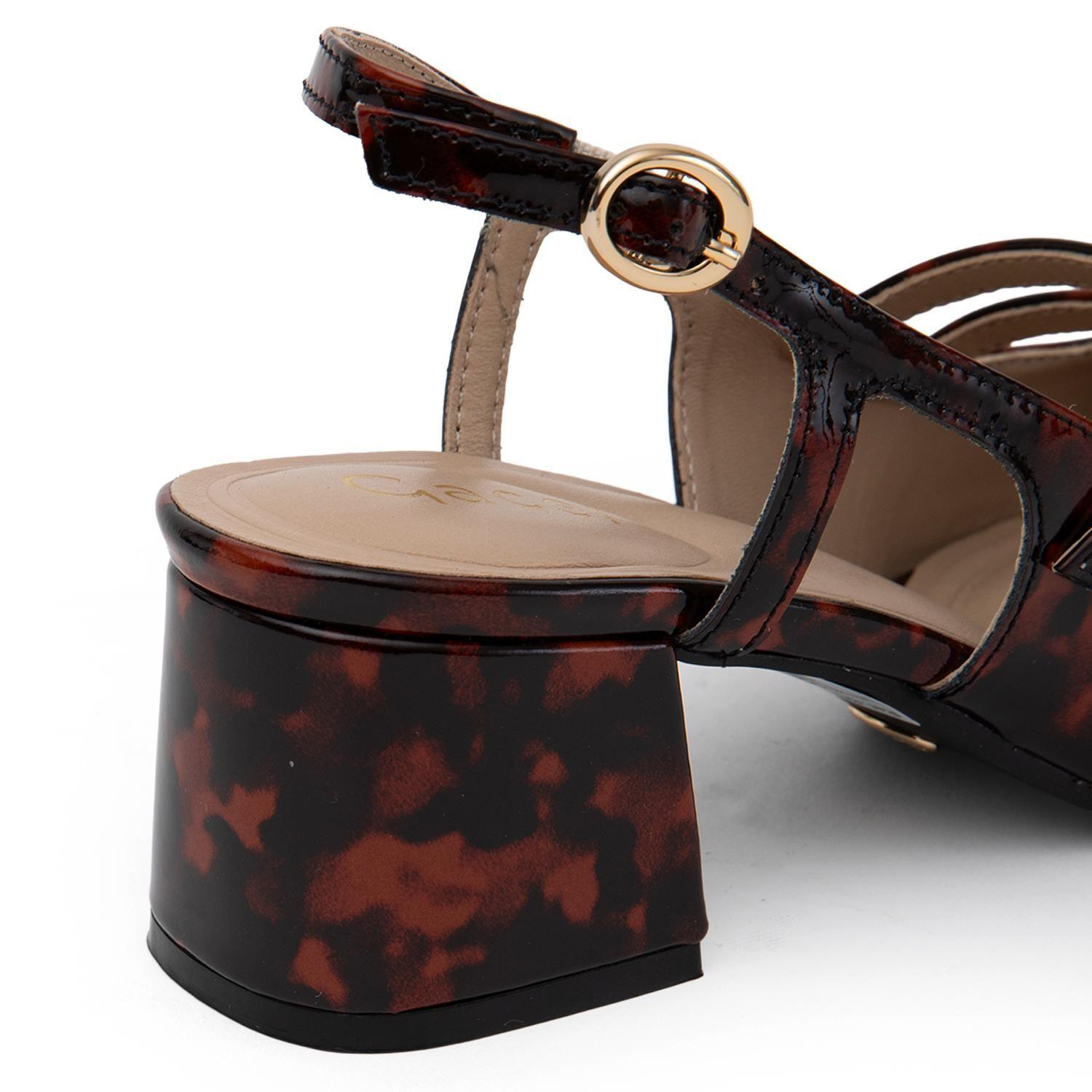 Zapato de cuero mujer Gacel carey Vivienne 0661047-3