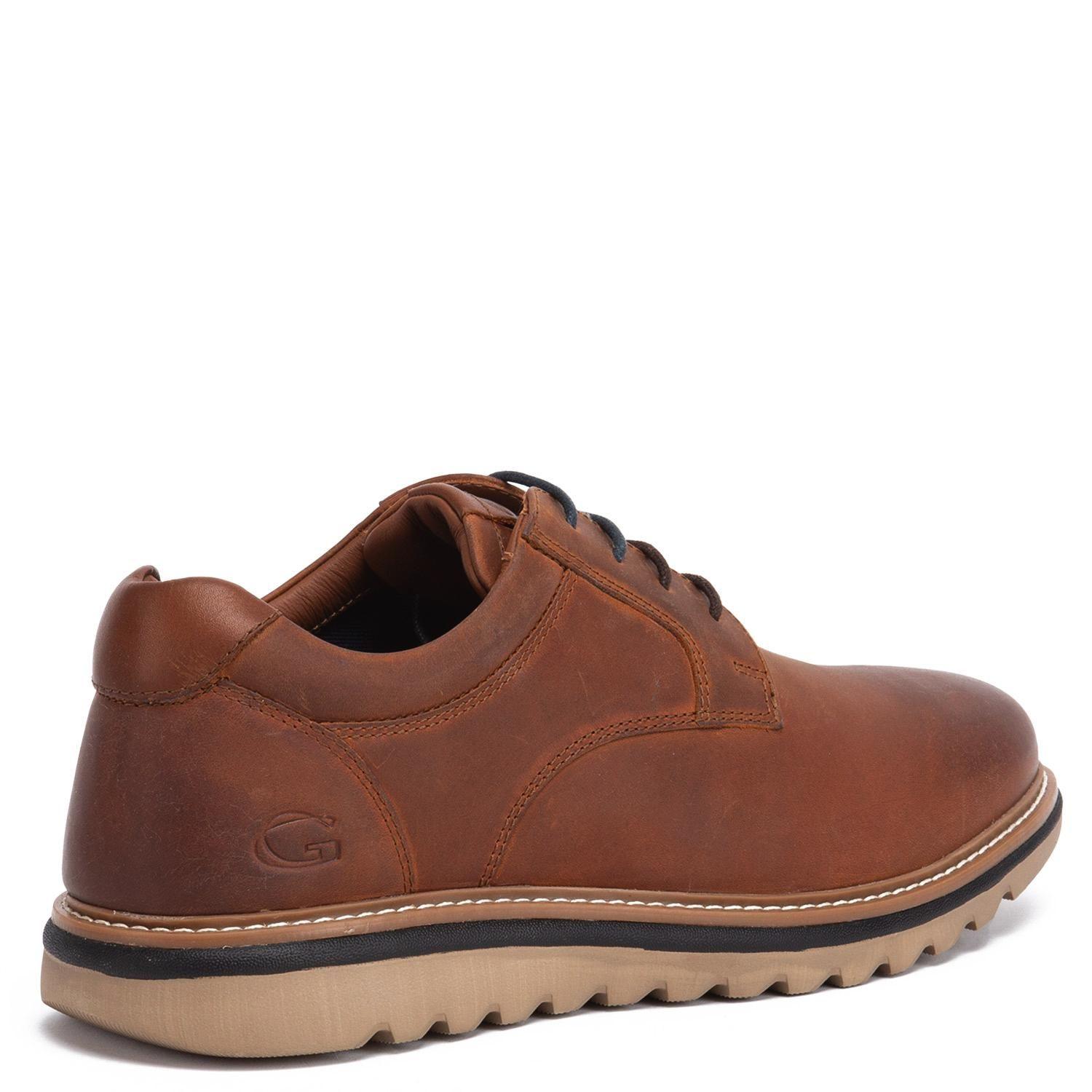 Zapato de cuero hombre Guante tostado Luxemburgo-4