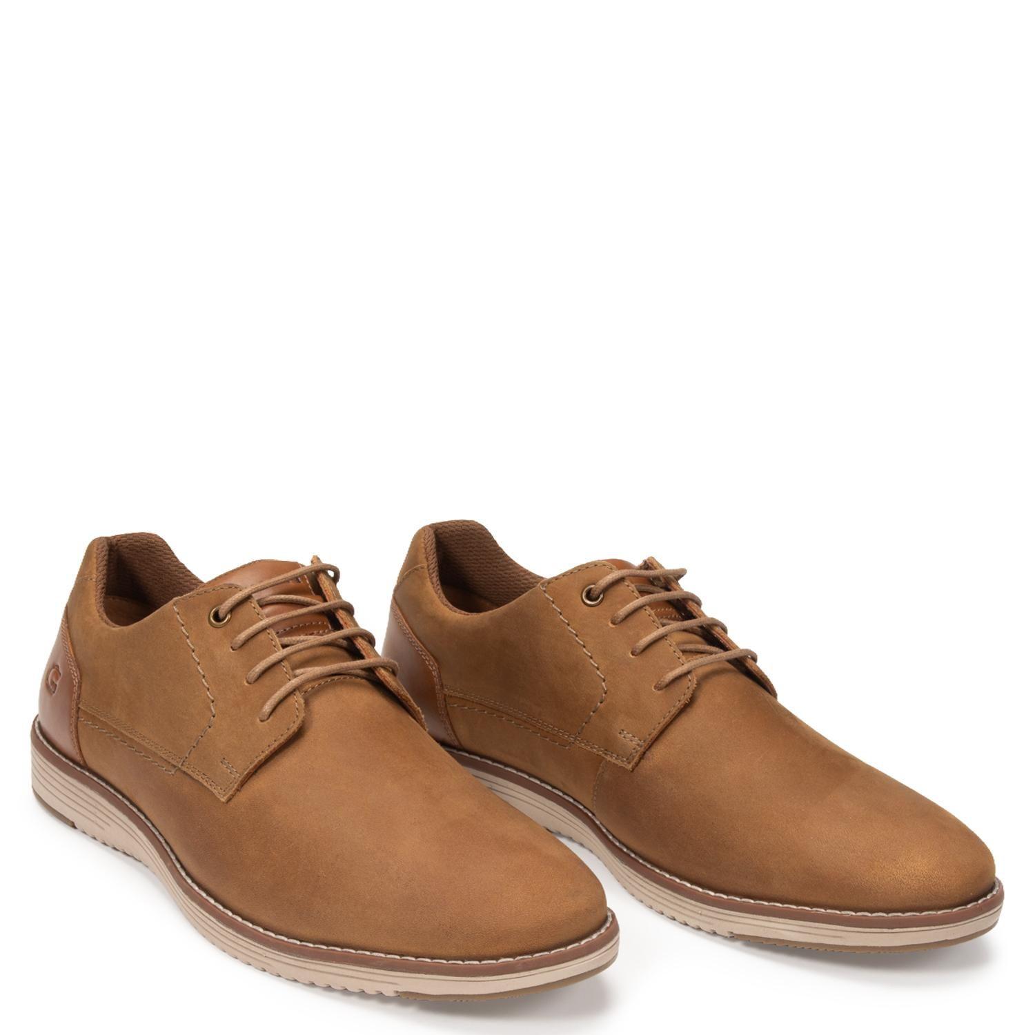 Zapato de cuero hombre Guante camel Segovia-3