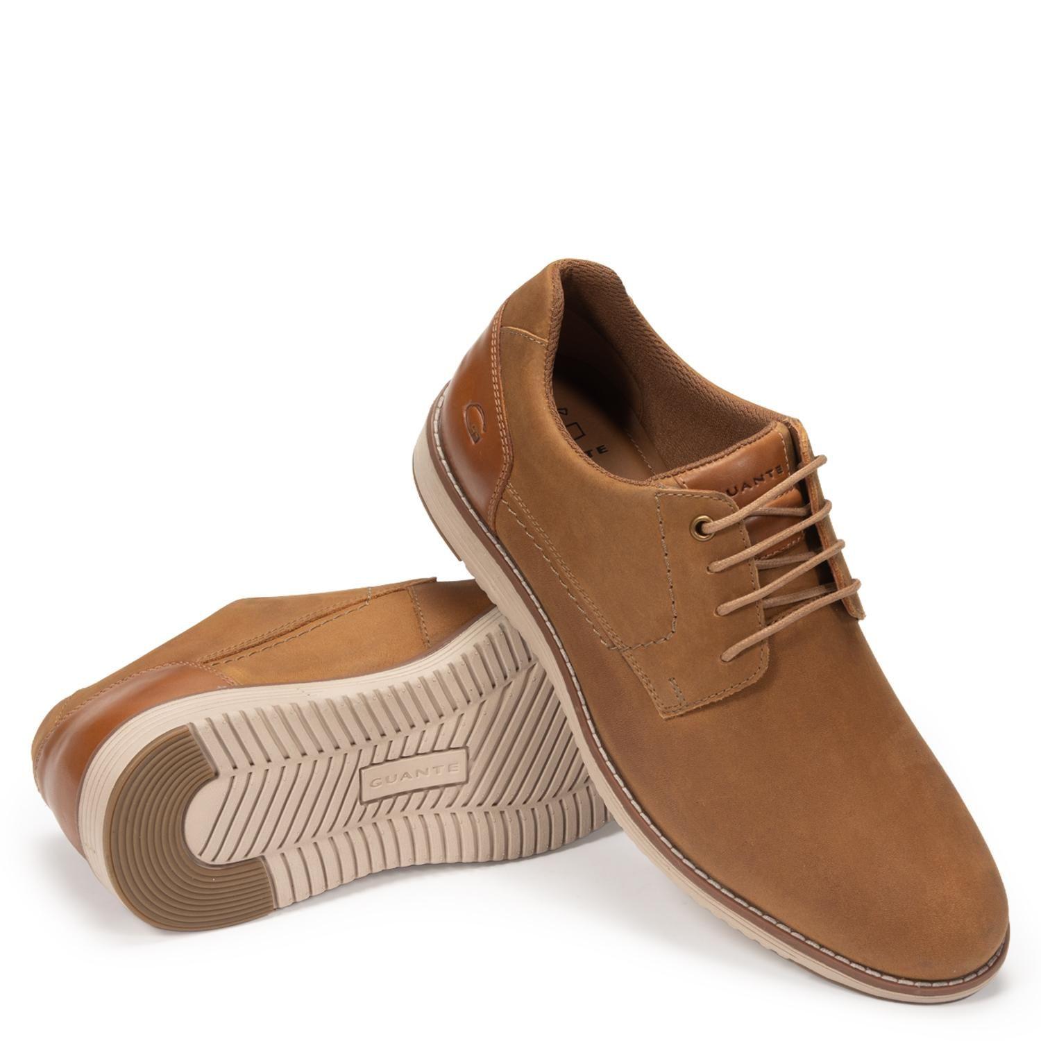 Zapato de cuero hombre Guante camel Segovia-4