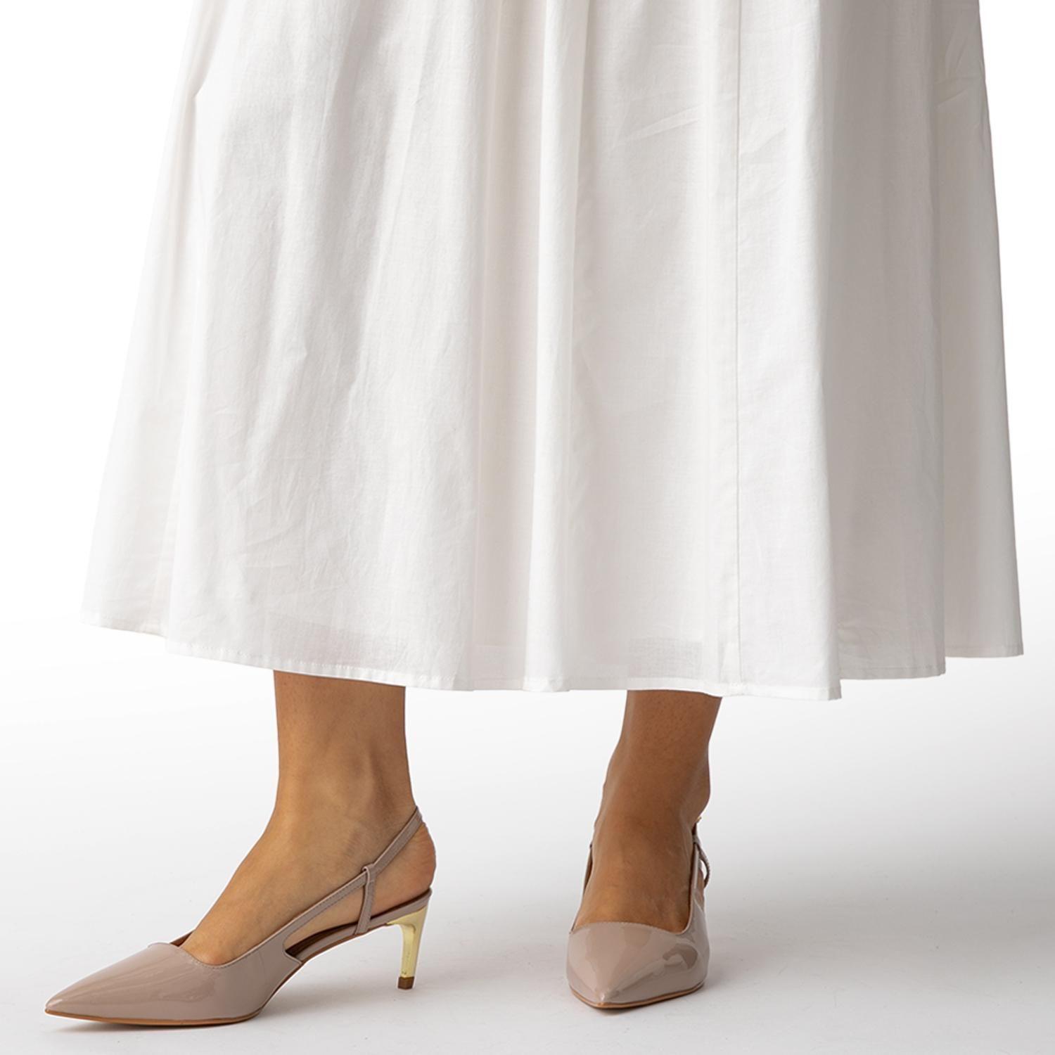 Zapato de cuero mujer Gacel taupe Morits-1