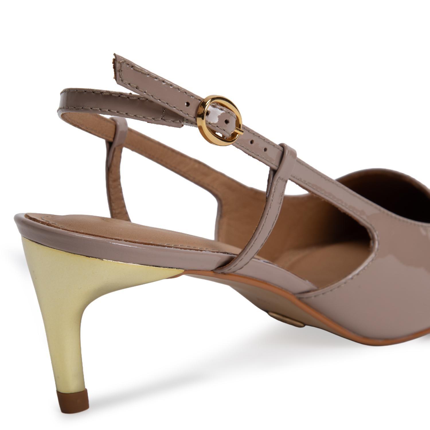 Zapato de cuero mujer Gacel taupe Morits-3