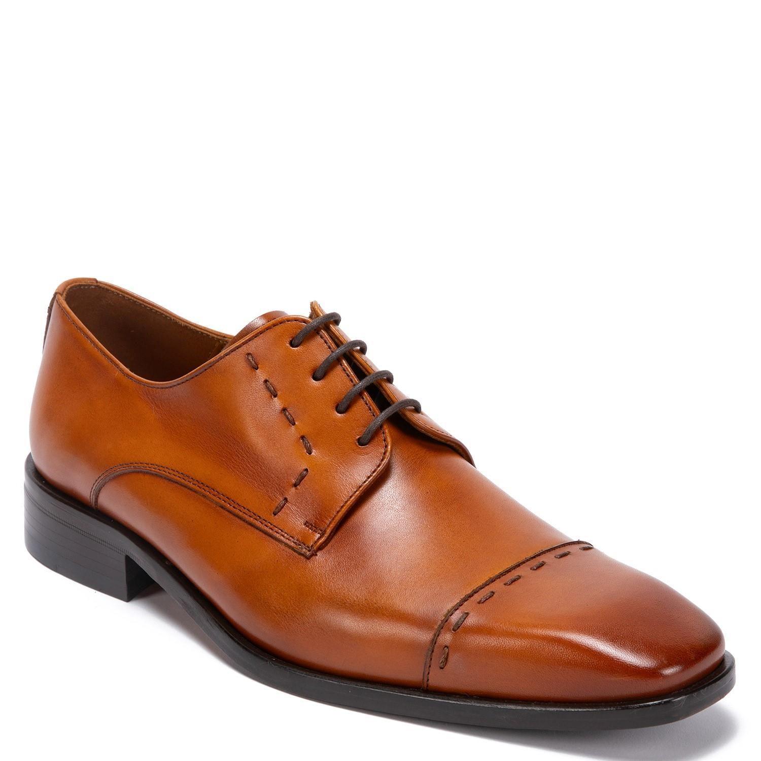 Zapato de cuero hombre Guante brandy Suela President-2