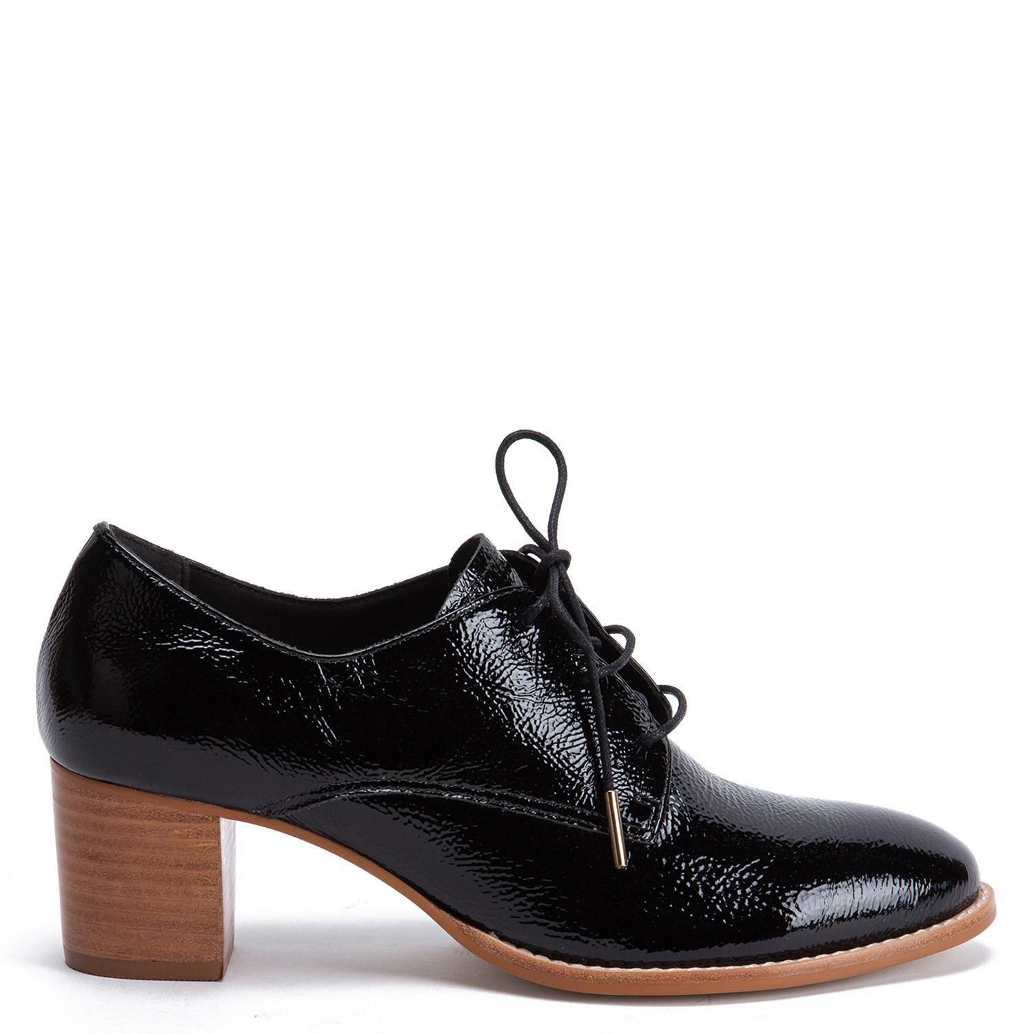 Zapato de cuero mujer Gacel negro Claudia-0