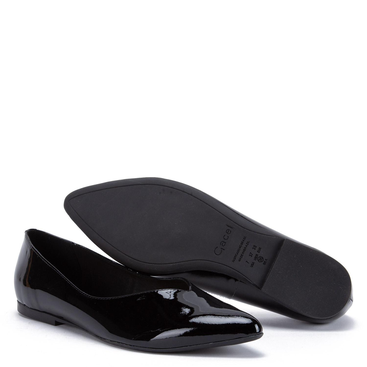 Ballerina de cuero mujer Gacel Negro Kim 0659600-3