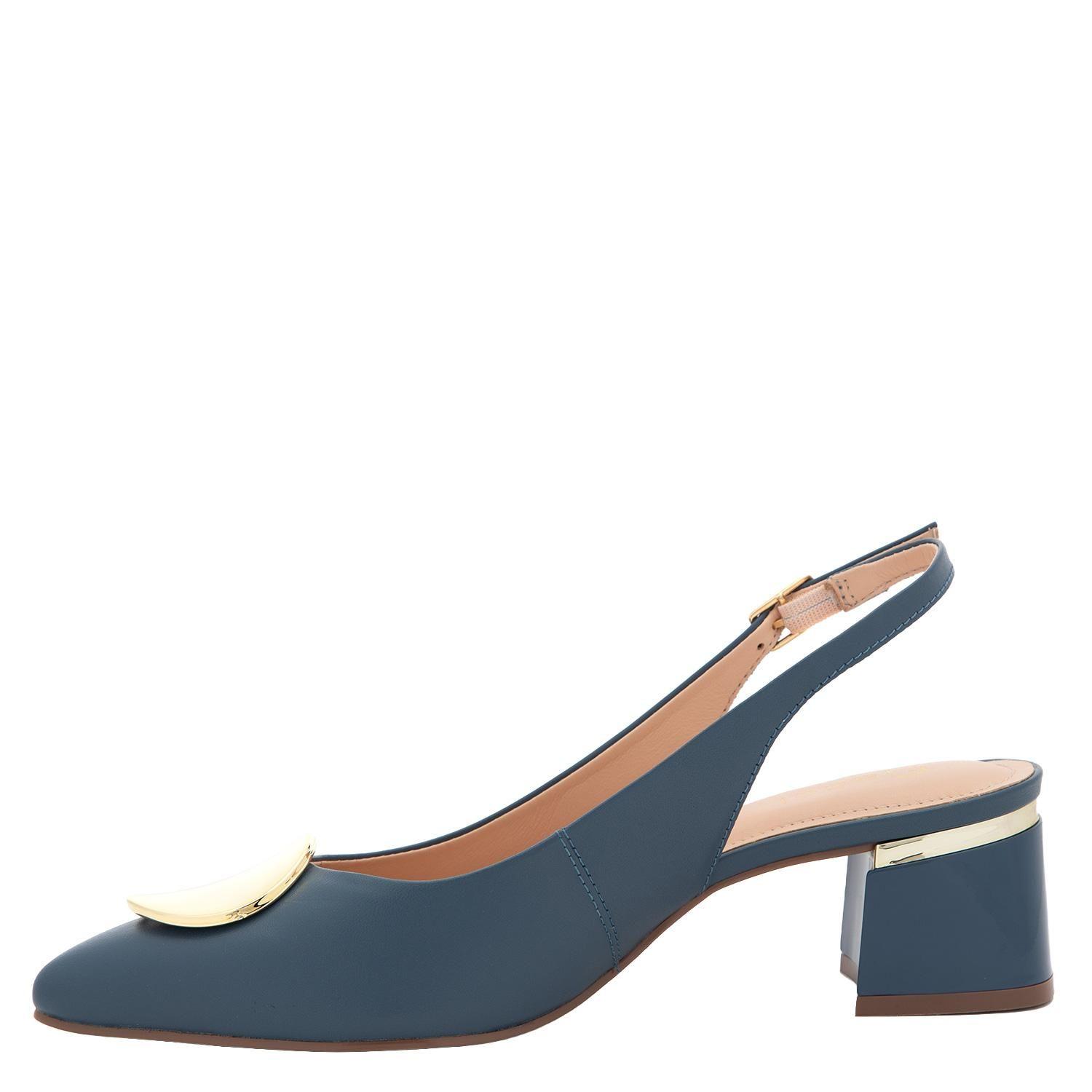 Zapato de cuero mujer Gacel azul Ciara 0661153-2