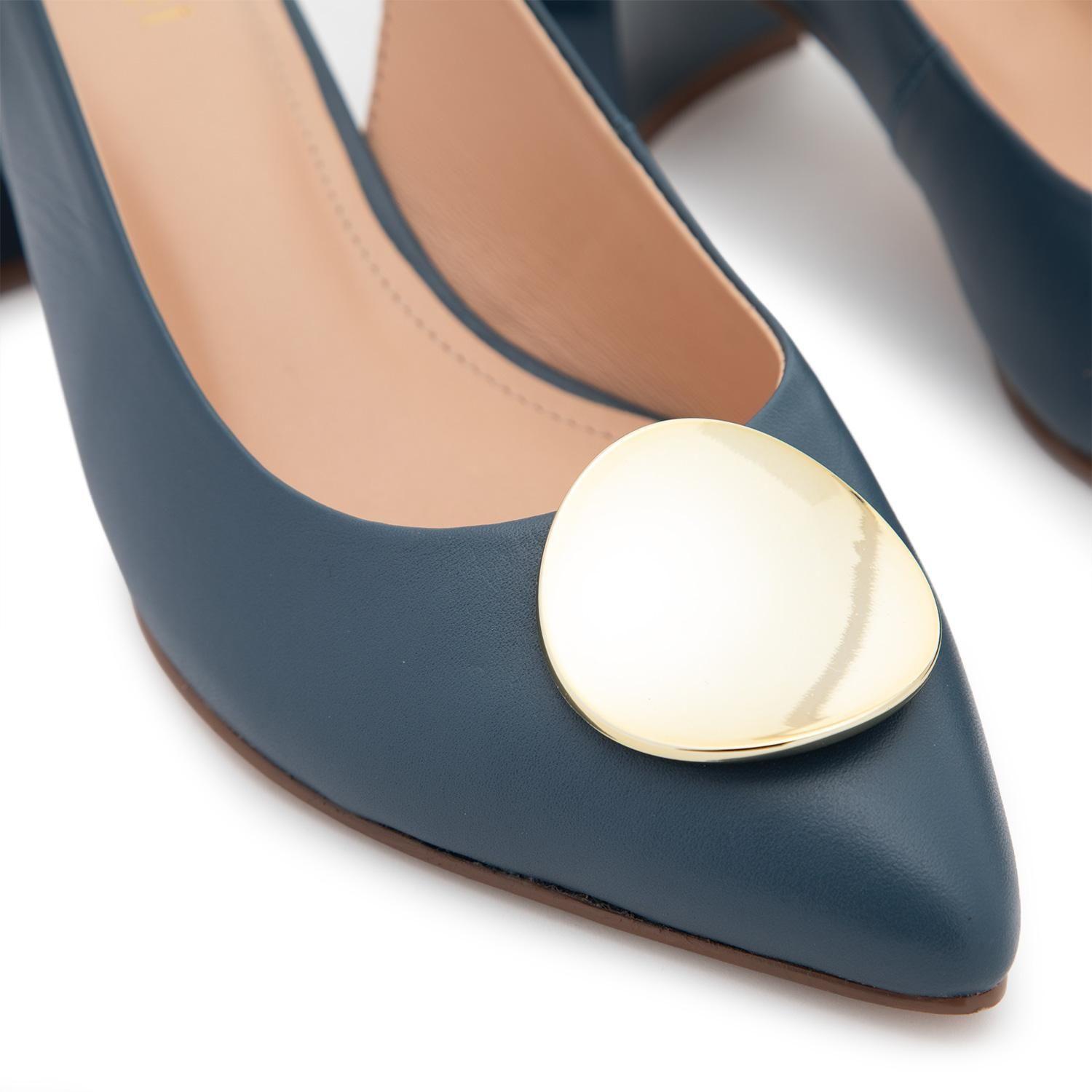 Zapato de cuero mujer Gacel azul Ciara 0661153-5