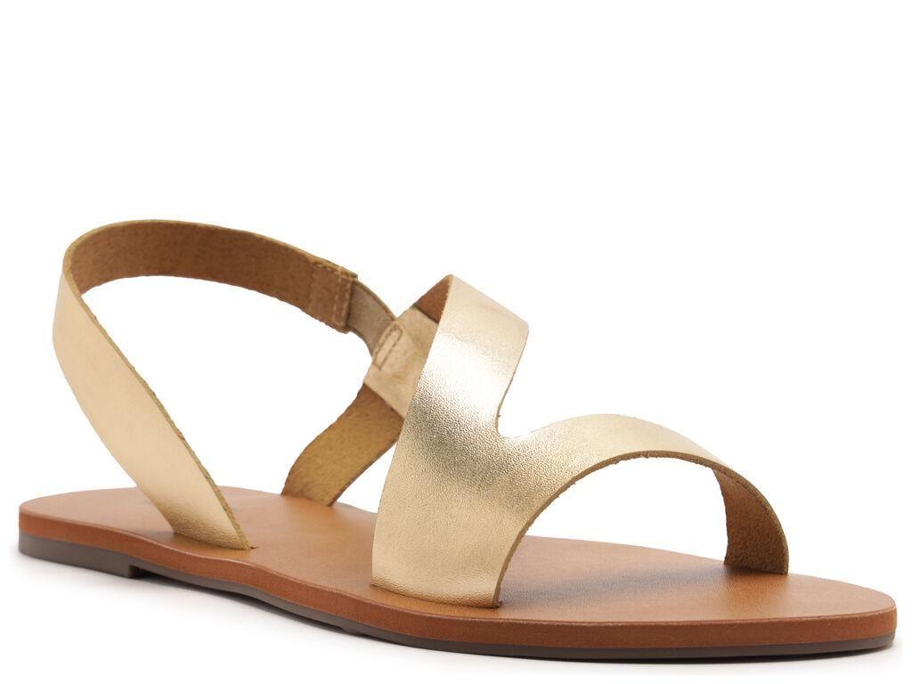 Sandalia de cuero mujer Anacapri dorado Alba C3001403040011-2