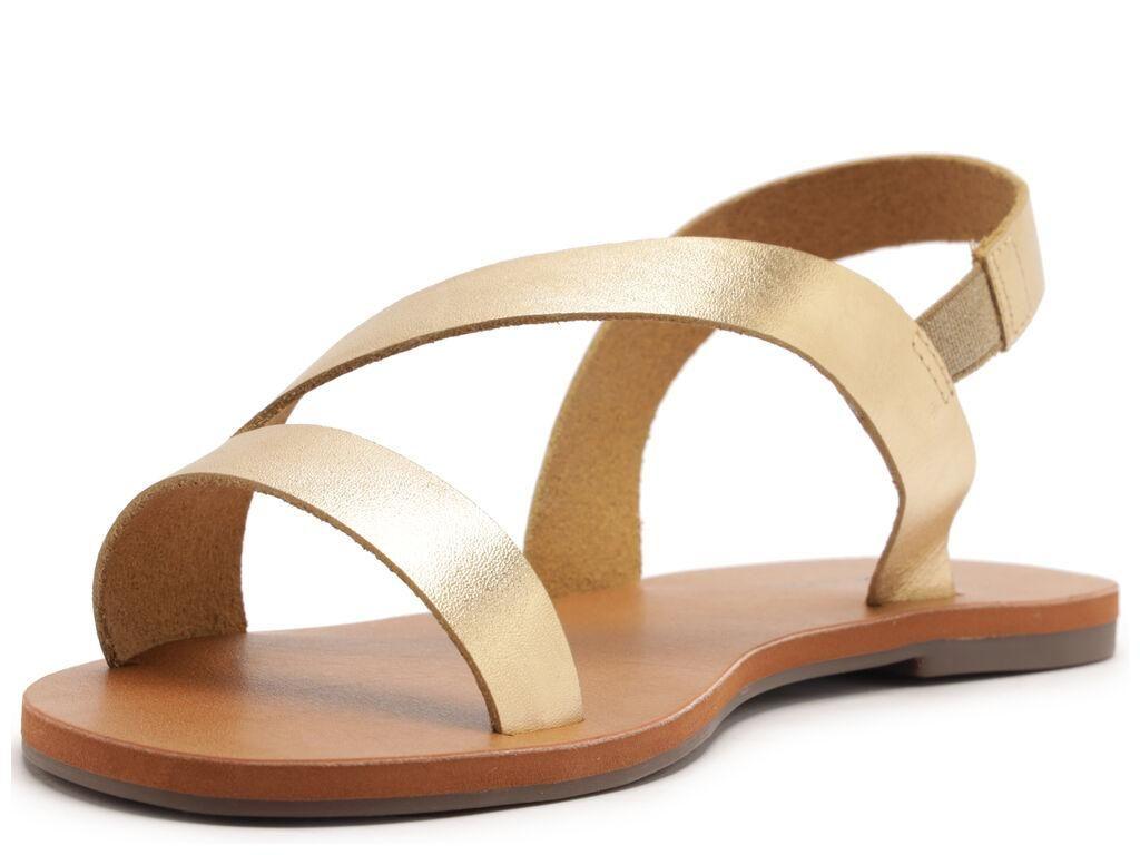 Sandalia de cuero mujer Anacapri dorado Alba C3001403040011-3