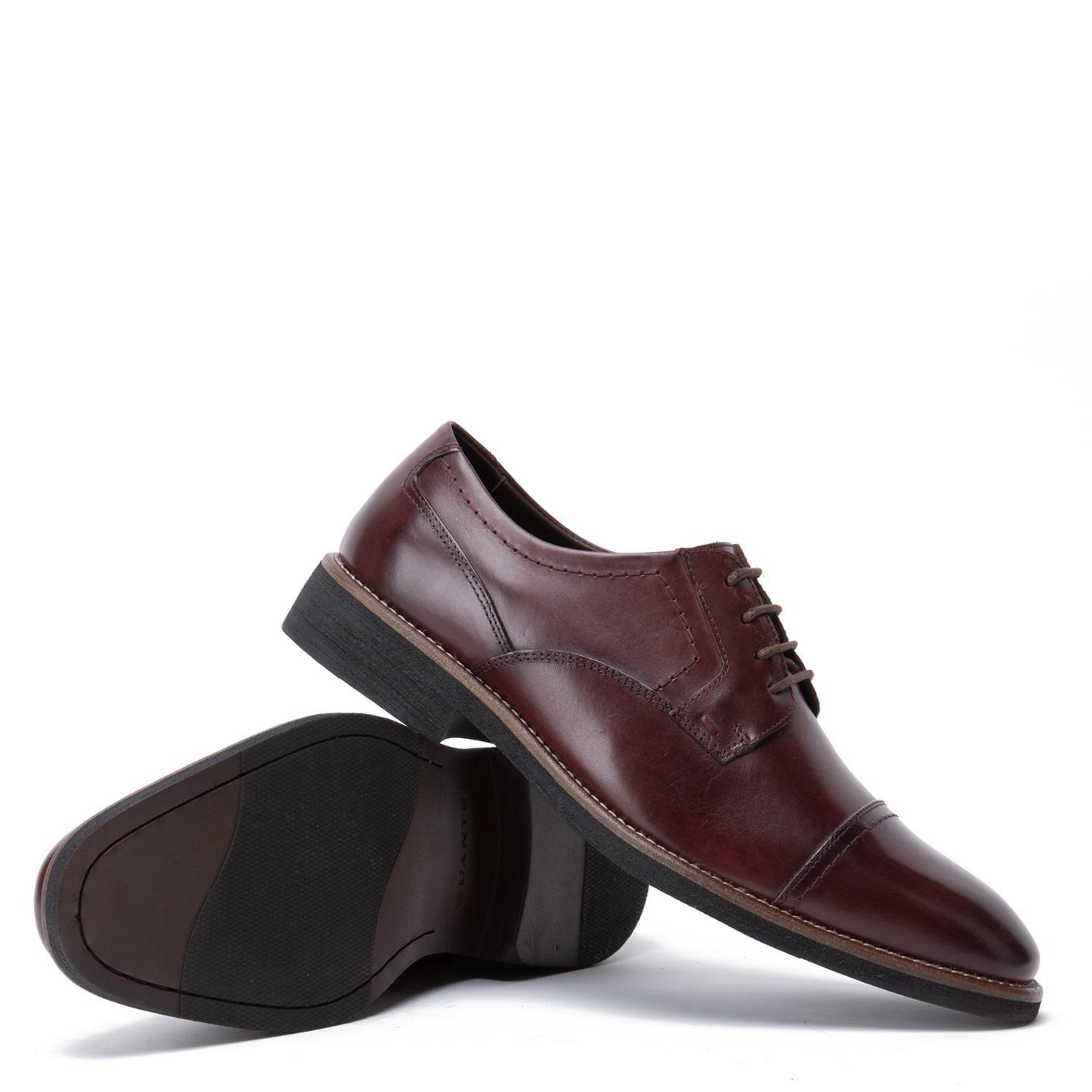 Zapato de cuero hombre Guante guinda Berlin-3