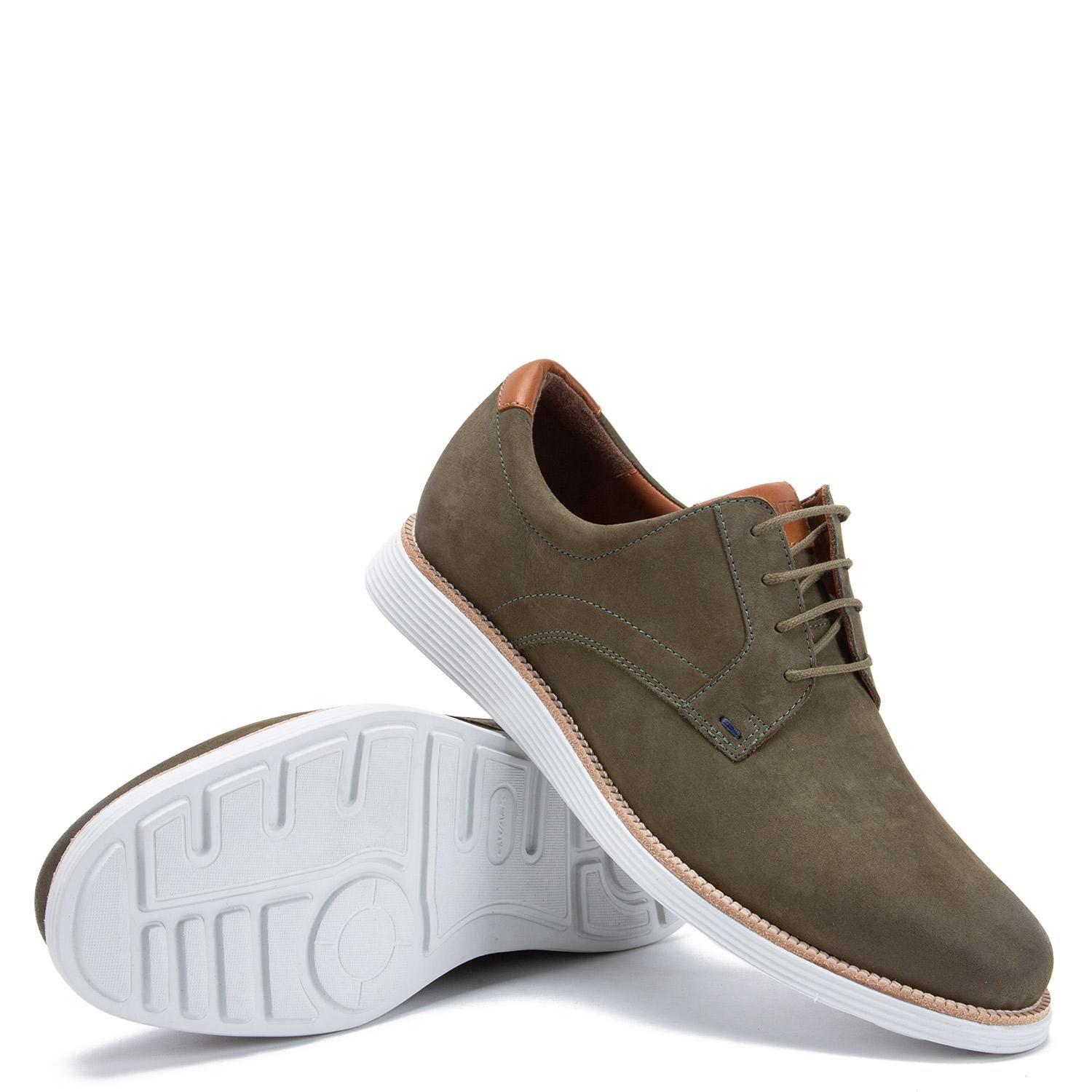 Zapato de cuero hombre Guante olivo Prince-3
