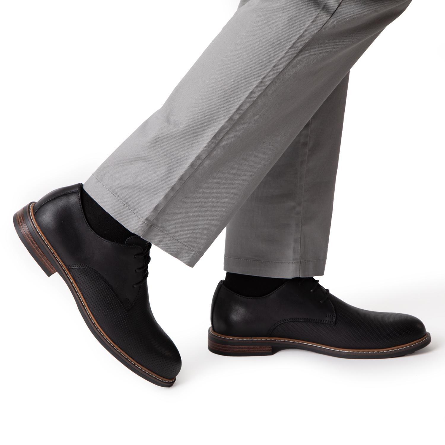 Zapato de cuero hombre Guante negro Albury 0036078-1