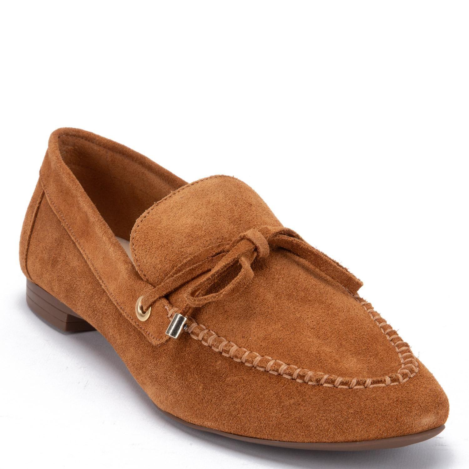 Mocasin de cuero mujer Gacel Camel Jannis-2