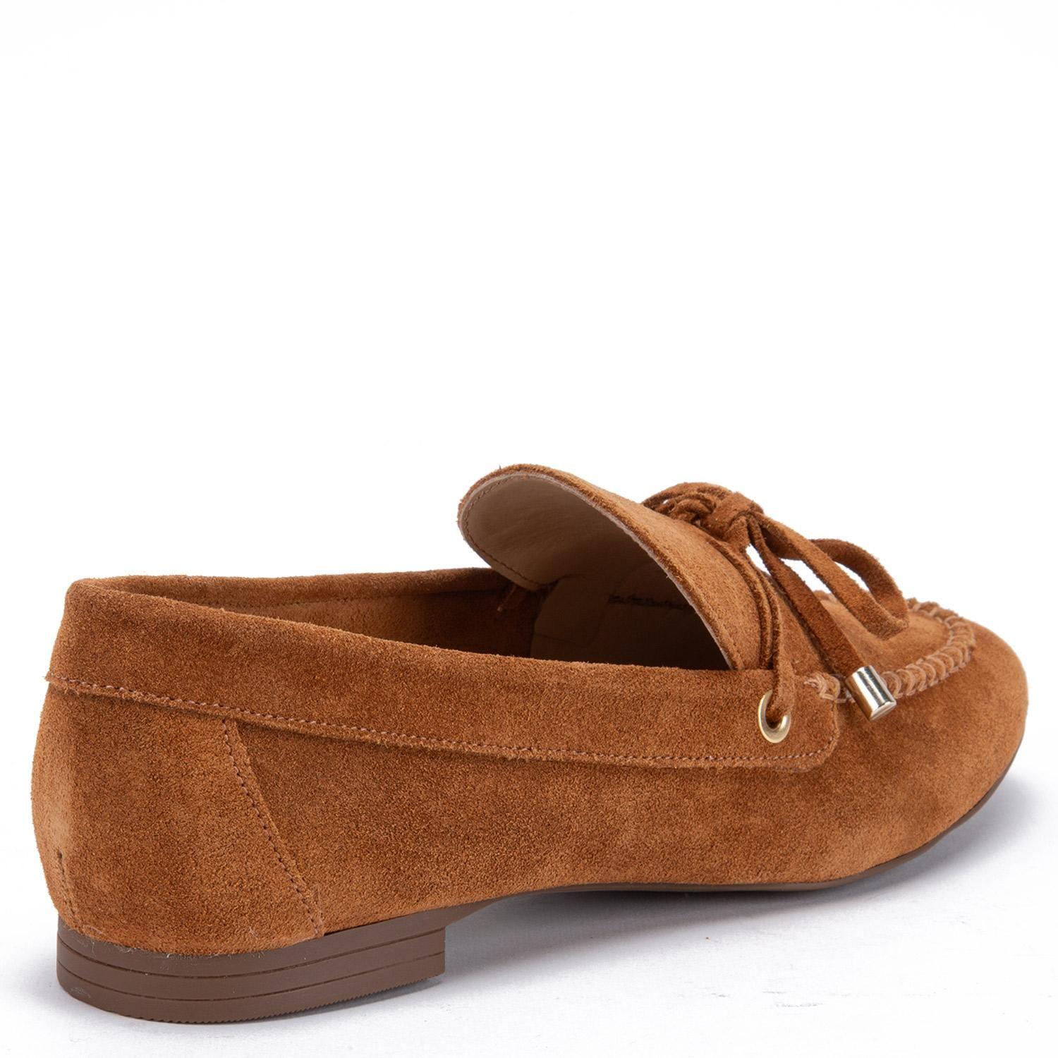Mocasin de cuero mujer Gacel Camel Jannis-4