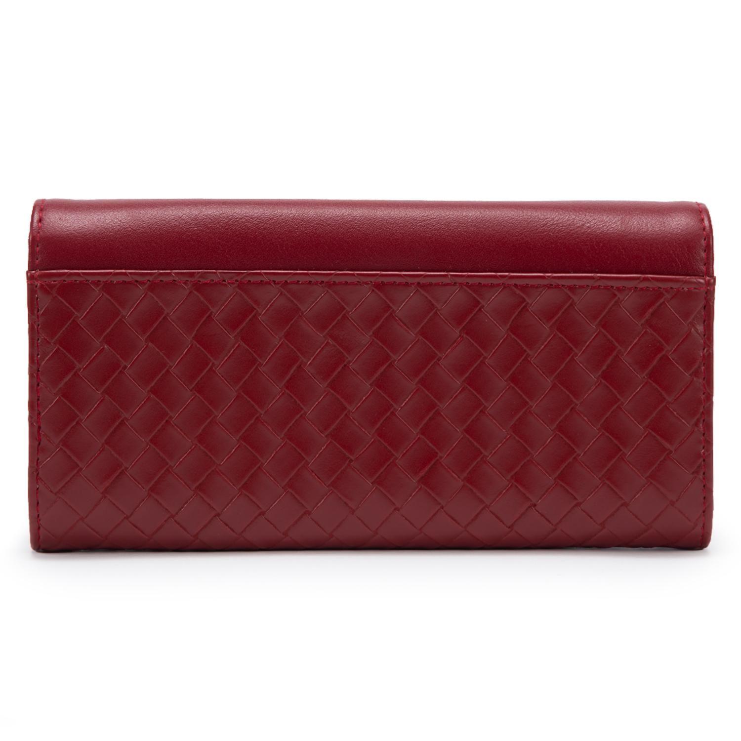 Billetera mujer Gacel rojo grande-1
