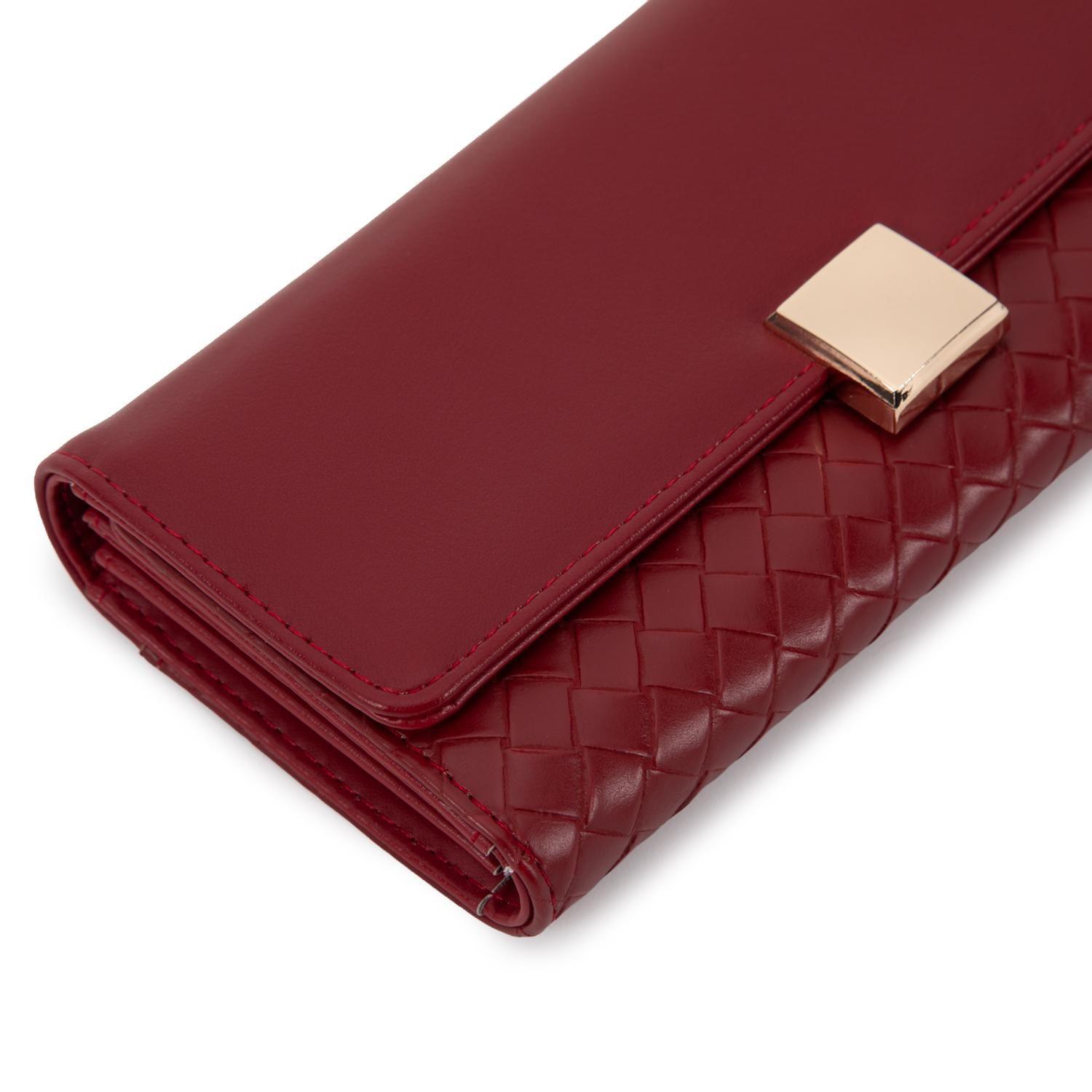 Billetera mujer Gacel rojo grande-2