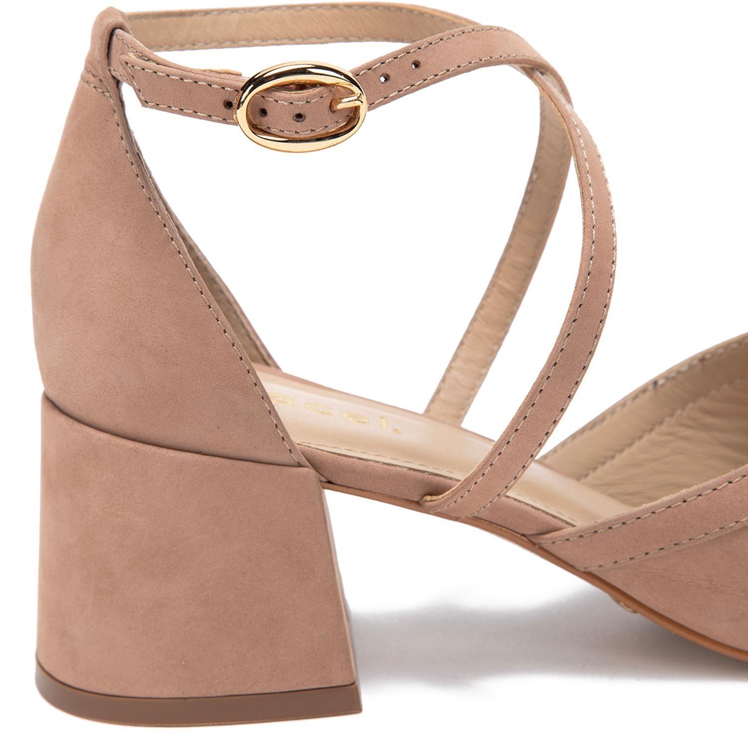 Zapato de cuero mujer Gacel camel Danna 0661521-6