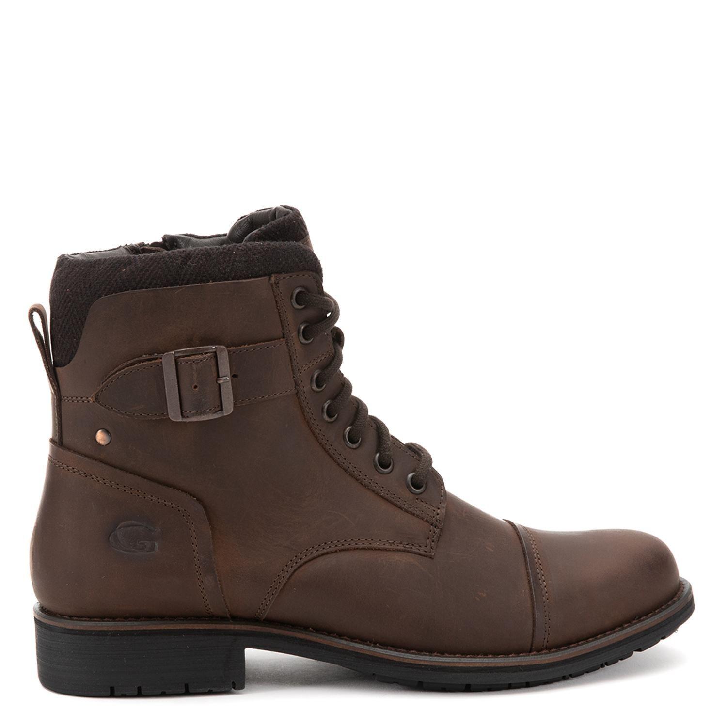 Botin de cuero hombre Guante chocolate Lancaster-0