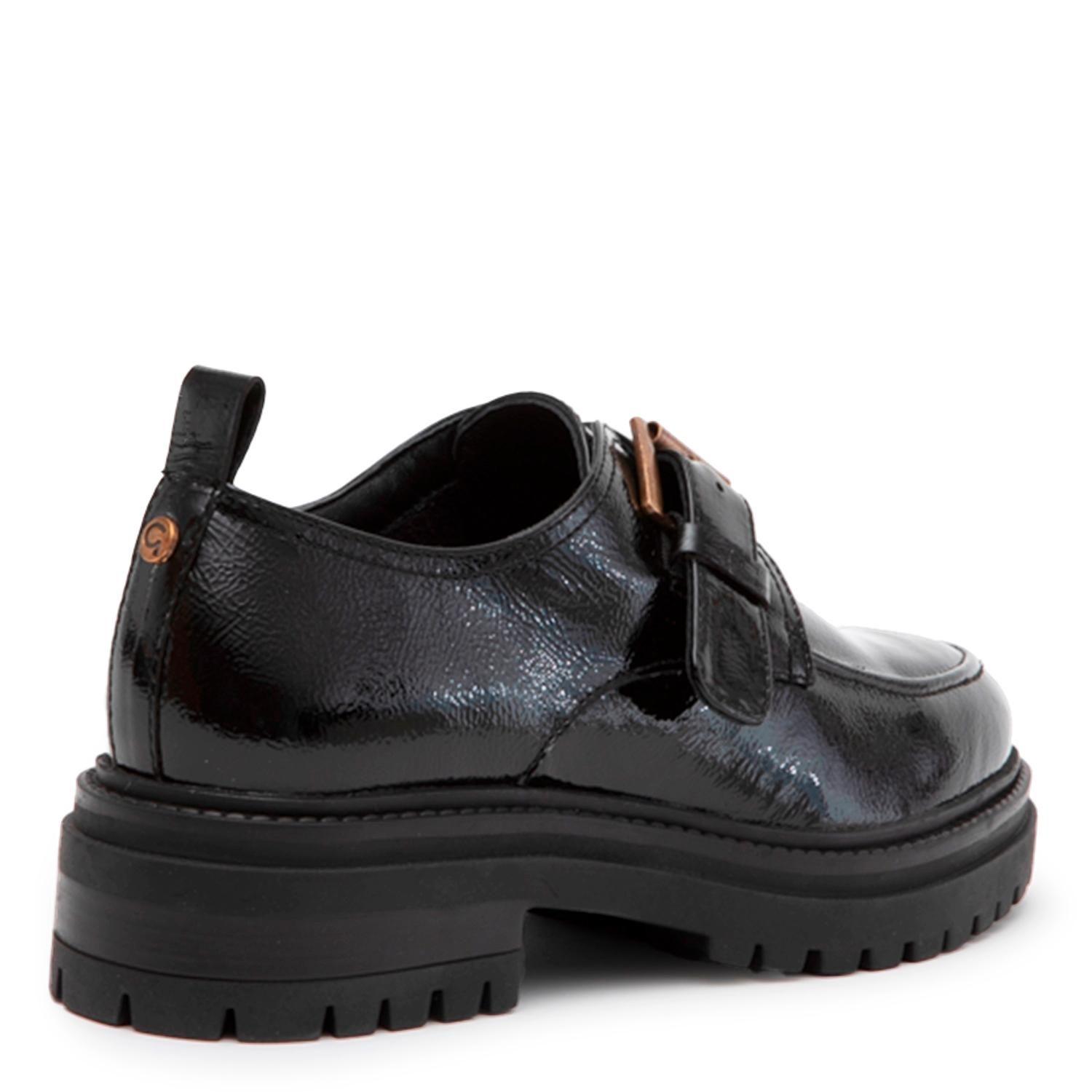 Zapato de cuero mujer Gacel negro Timothy-4