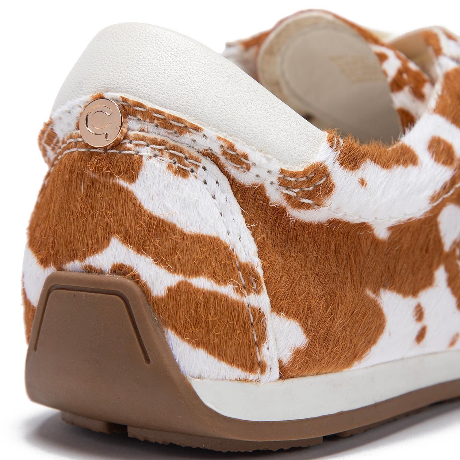 Zapatilla de cuero mujer Gacel animal print Natt-6
