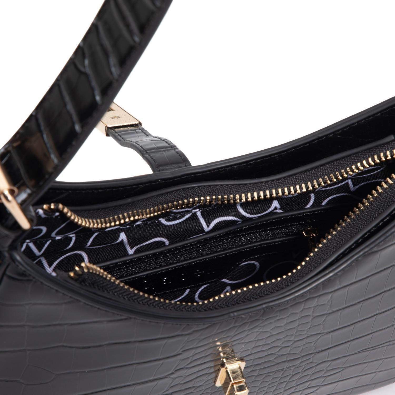 Cartera mujer Gacel negro oval-4