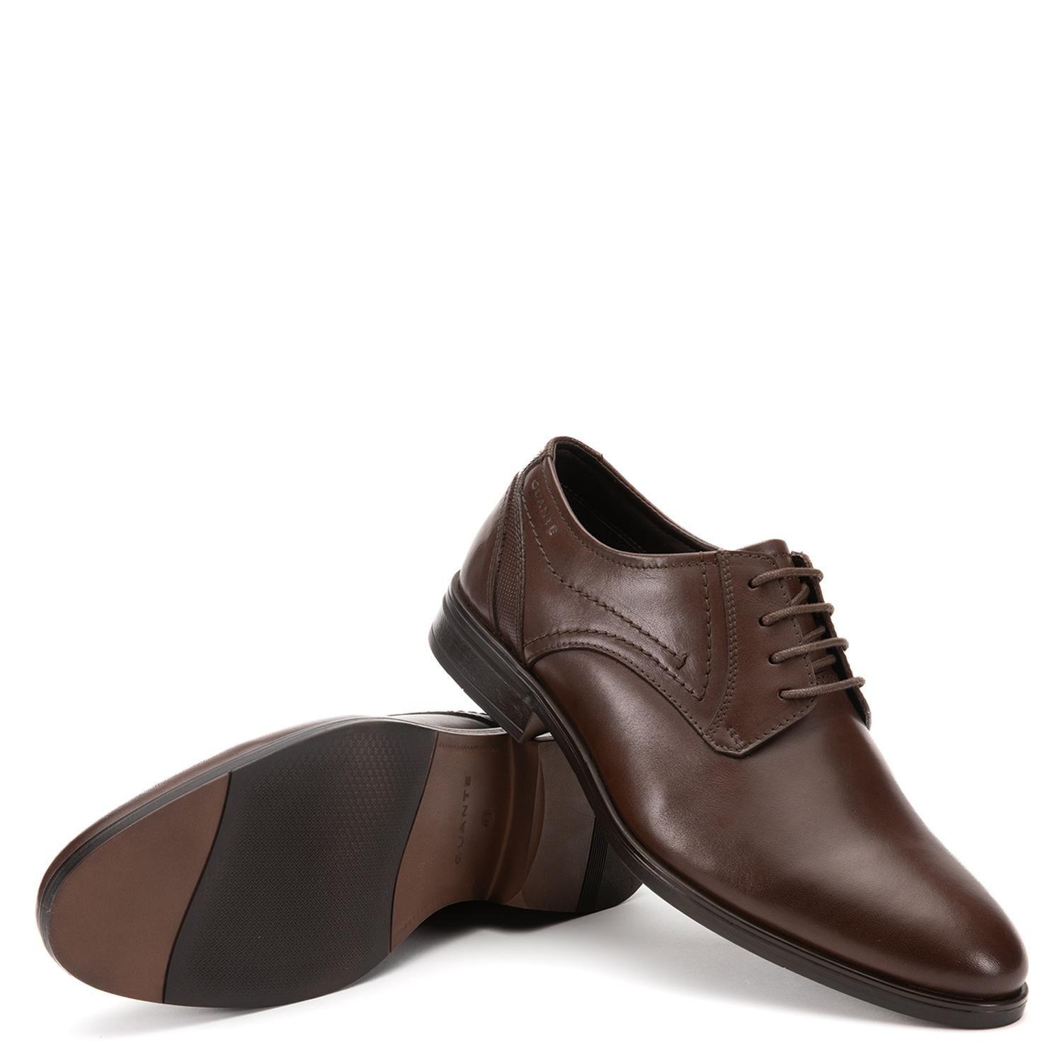Zapato de cuero hombre Guante chocolate Pascal-3