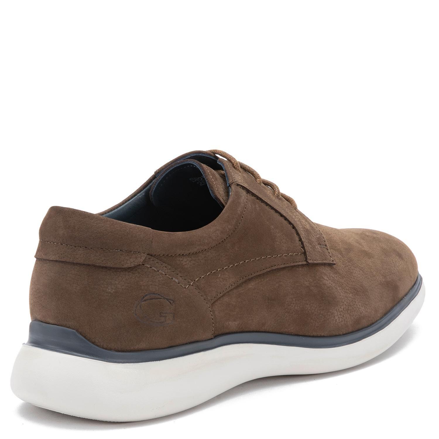 Zapato de cuero hombre Guante café Fez-4