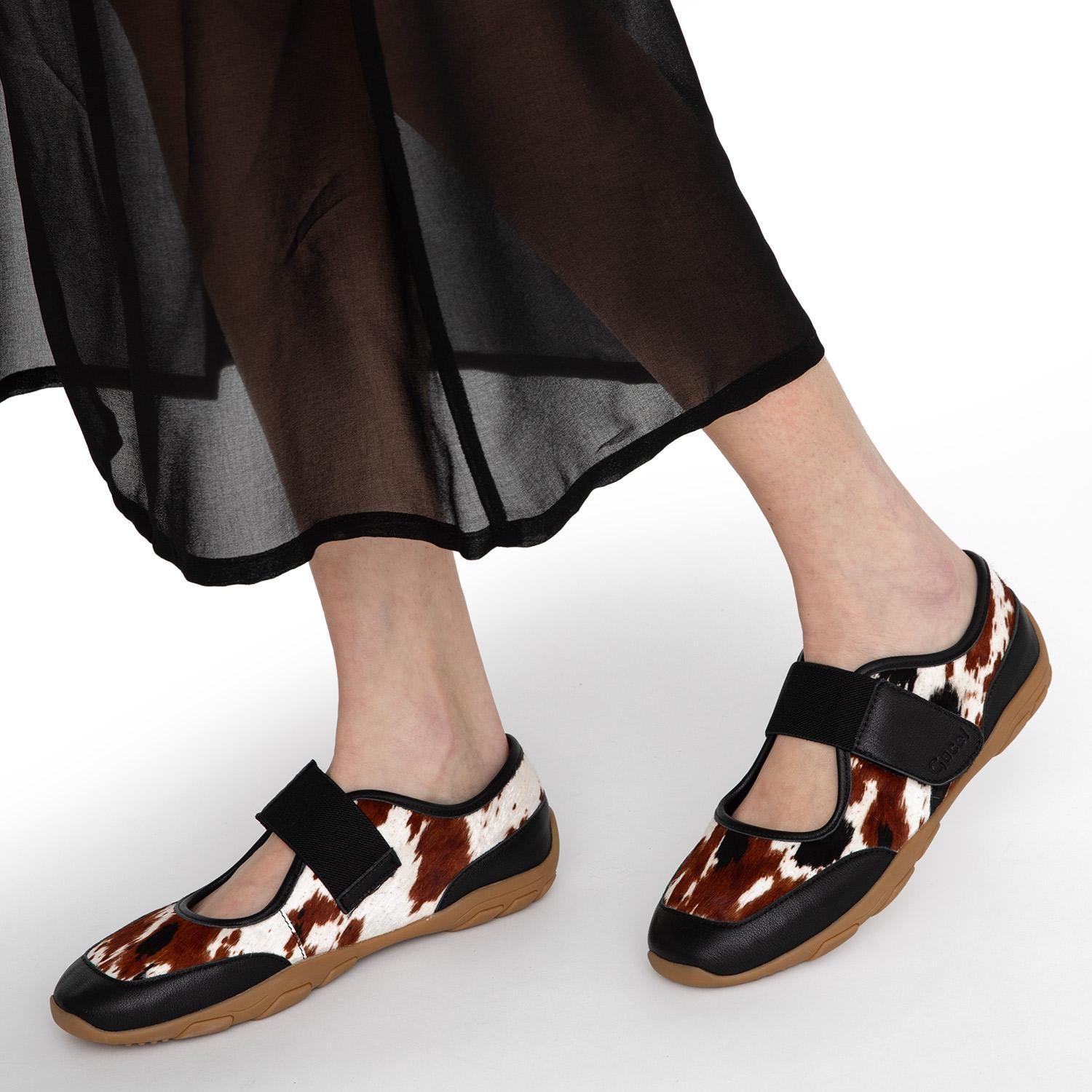 Zapatilla de cuero mujer Gacel multicolor Harper-1
