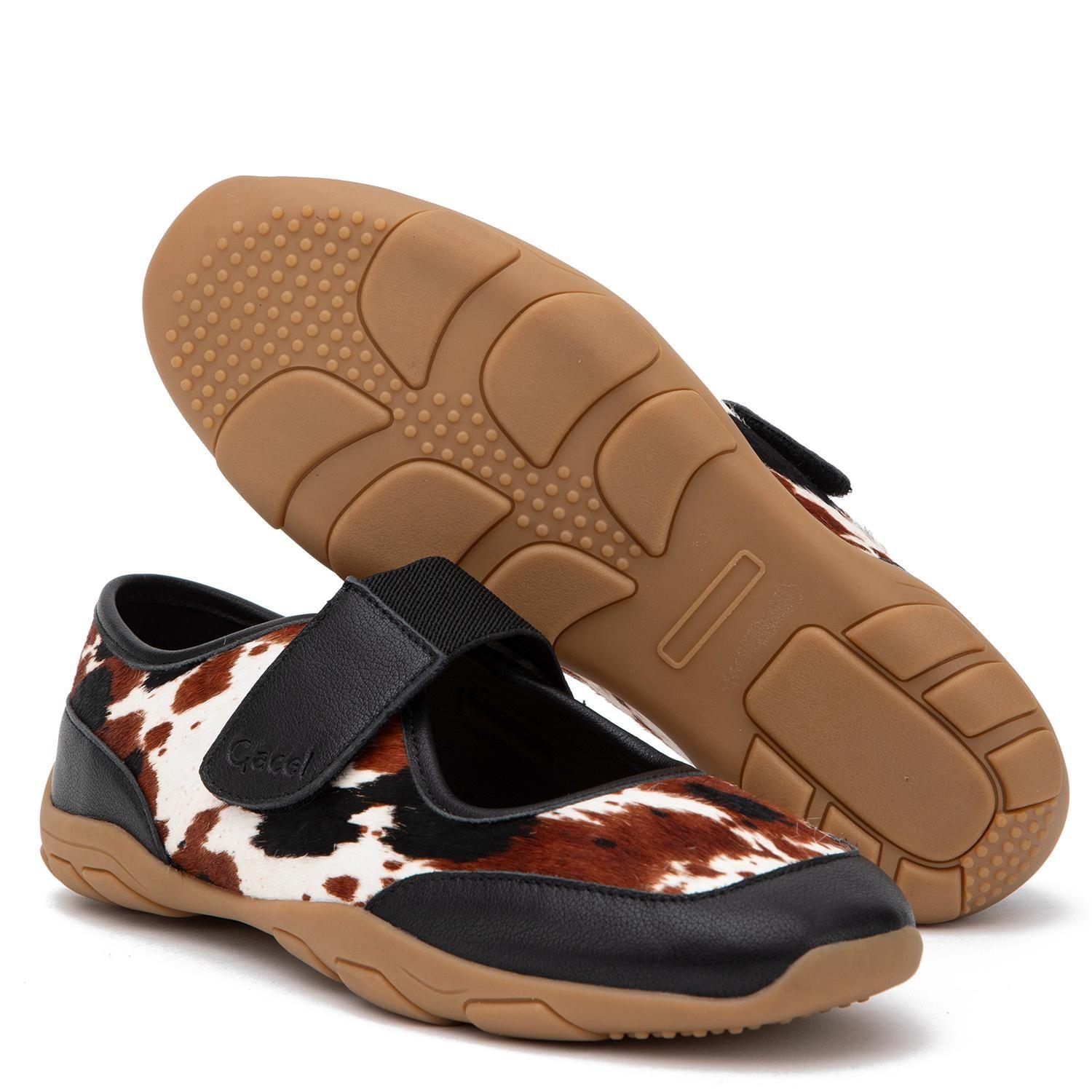 Zapatilla de cuero mujer Gacel multicolor Harper-3