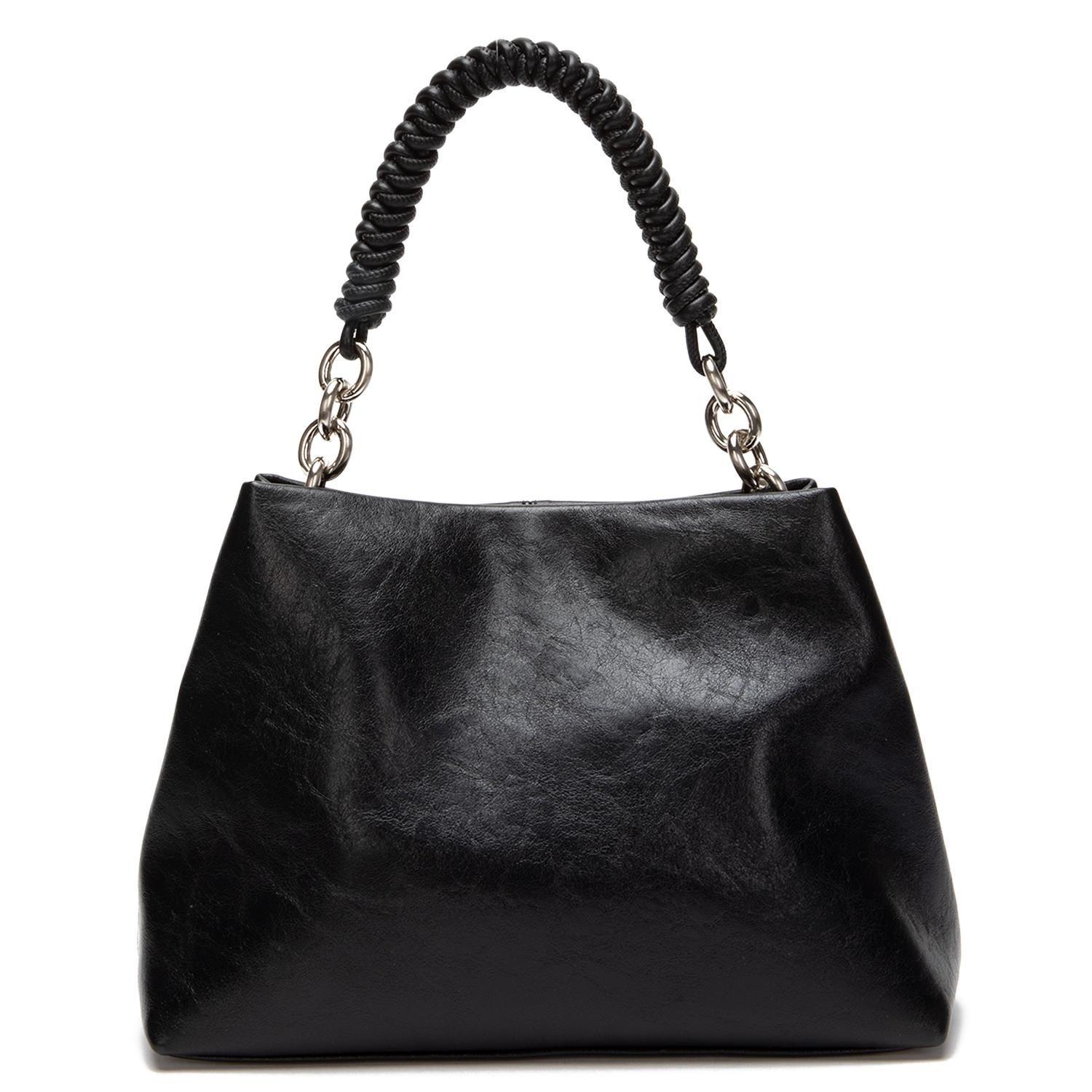 Cartera mujer Gacel negro bandolera grande-4