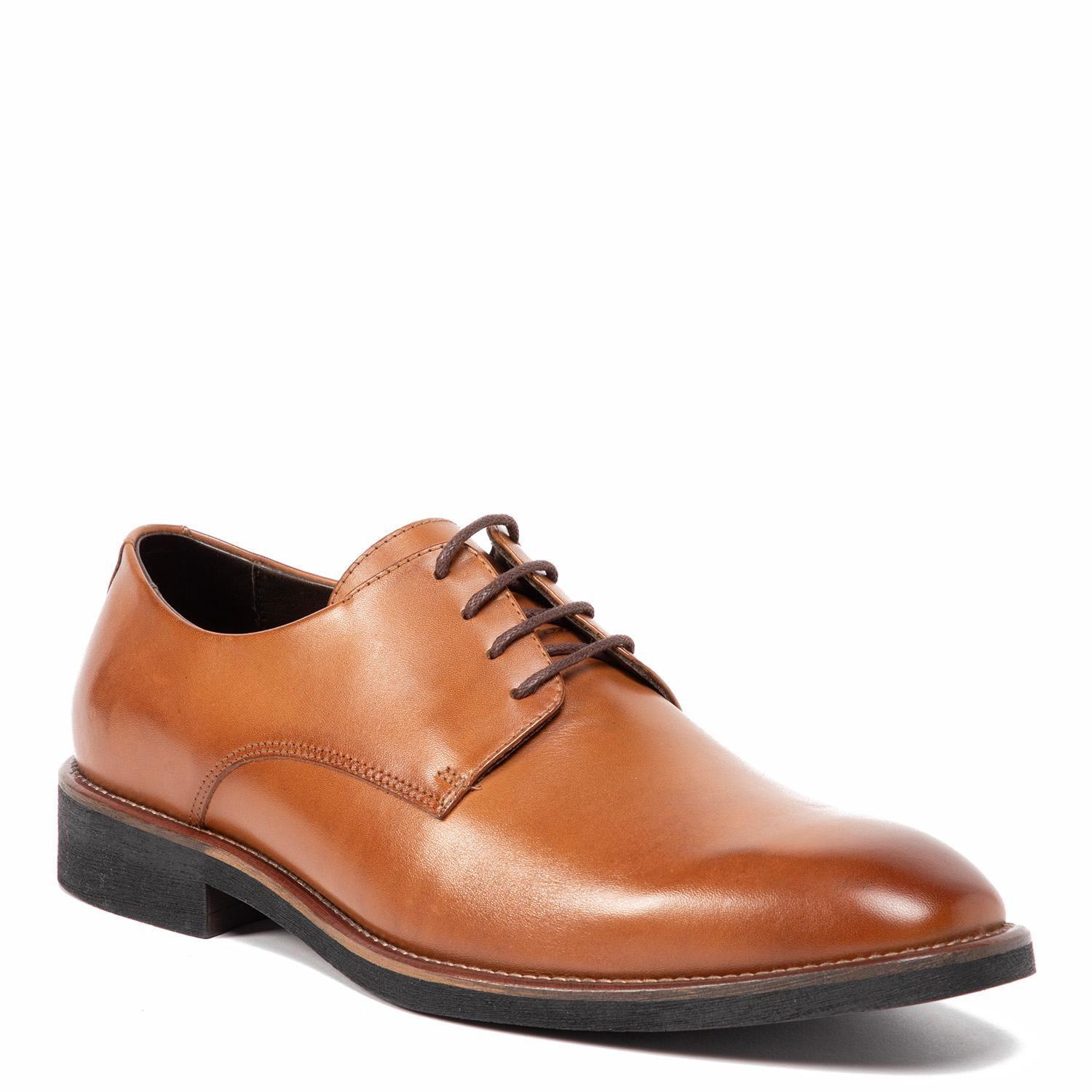Zapato de cuero hombre Guante dark camel Berlin-2