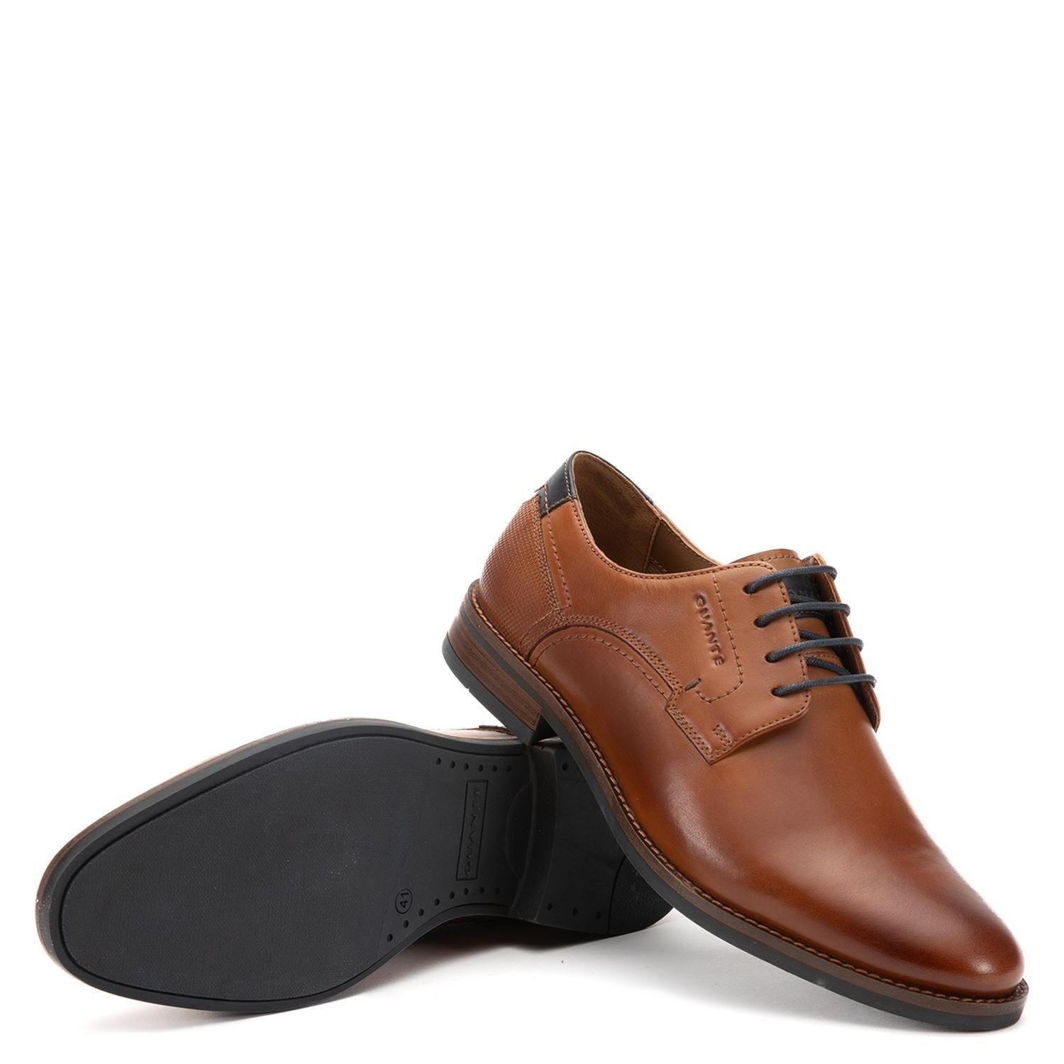 Zapato de cuero hombre Guante camel Task-3